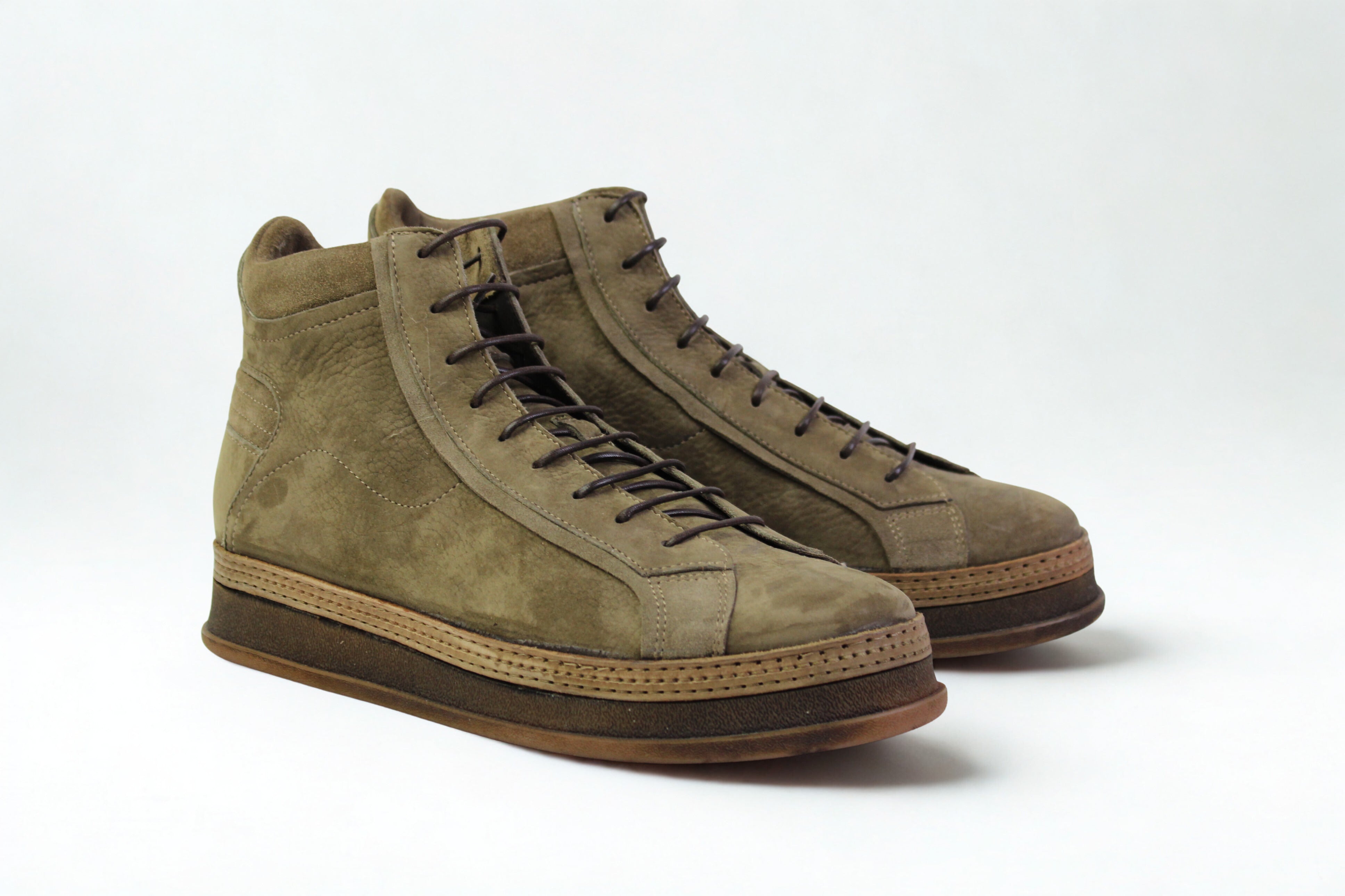 LAST PAIR 44- GEORGE SUEDE BEIGE SNEAKERS