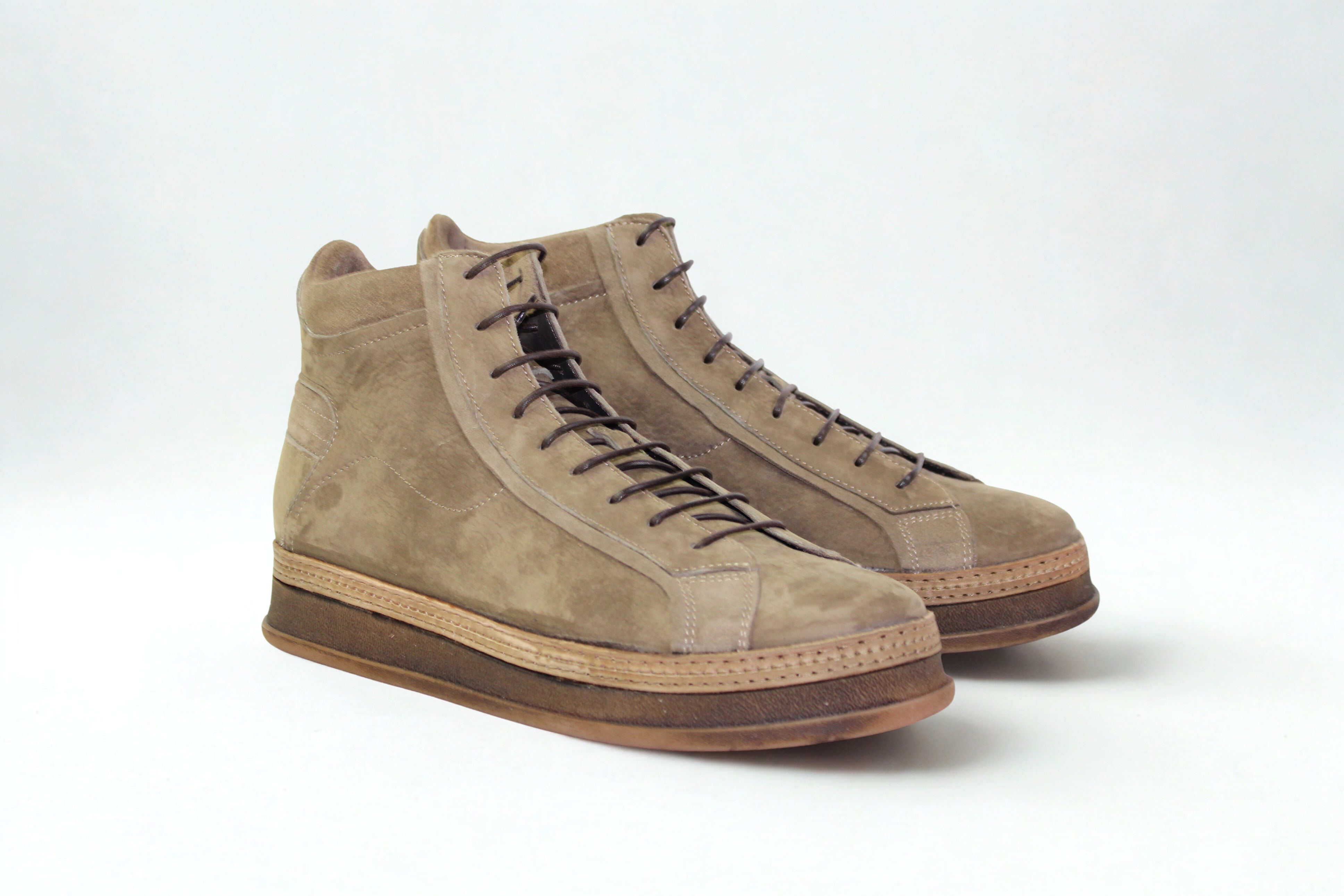 LAST PAIR 44- GEORGE SUEDE BEIGE SNEAKERS