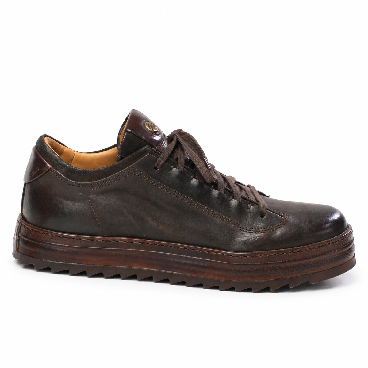 LED Low Sneakers in Brown