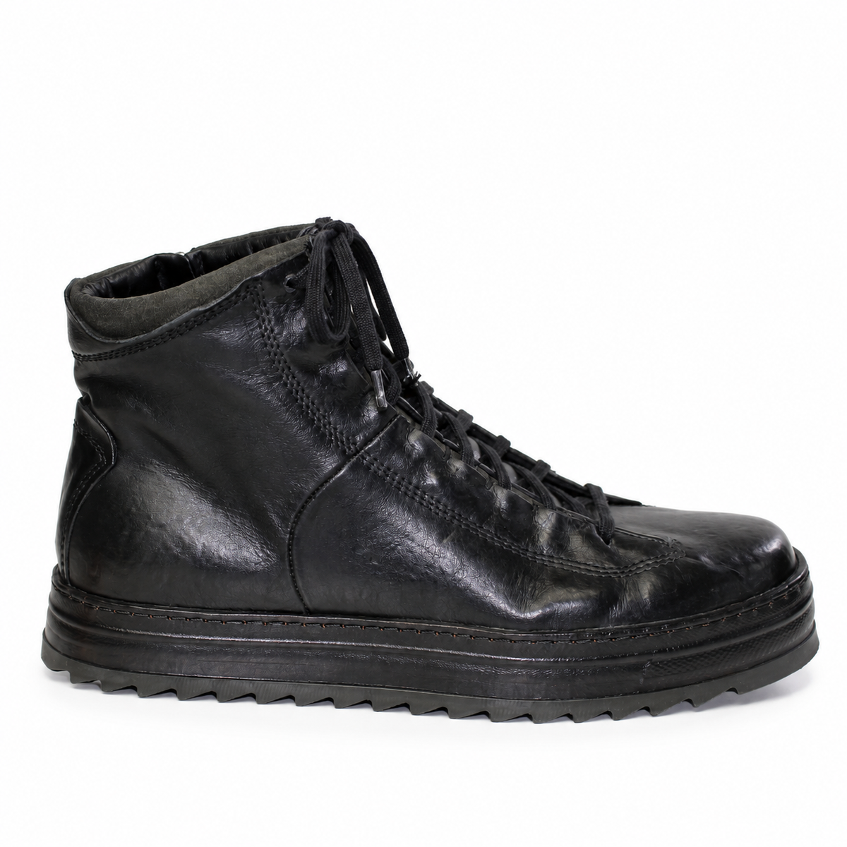 LED High Sneakers in Black