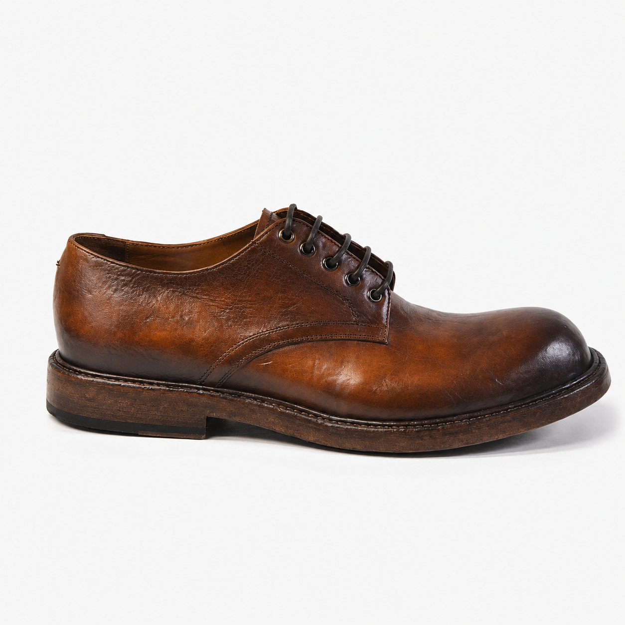 Colin Laced Shoes Natural Horse leather terra
