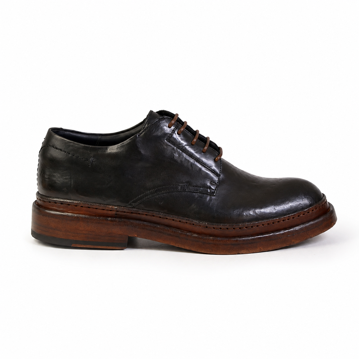 SAM BLACK DERBY SHOES