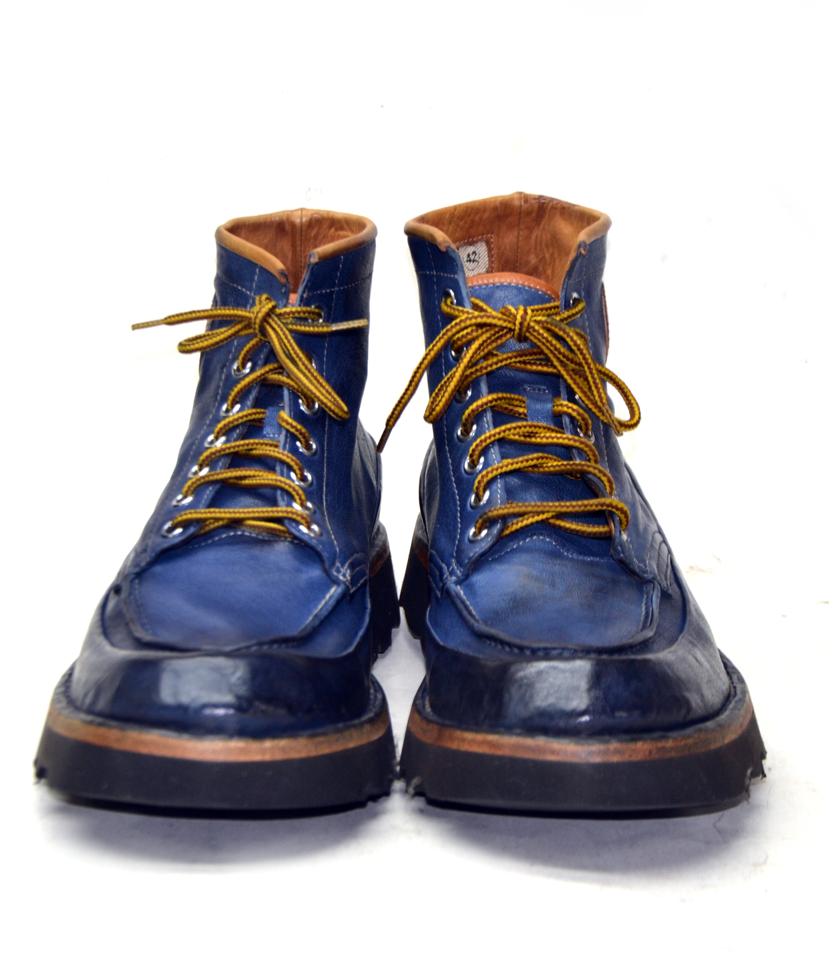 LAST PAIR 42-NATE BLUE IDEAL BOOTS