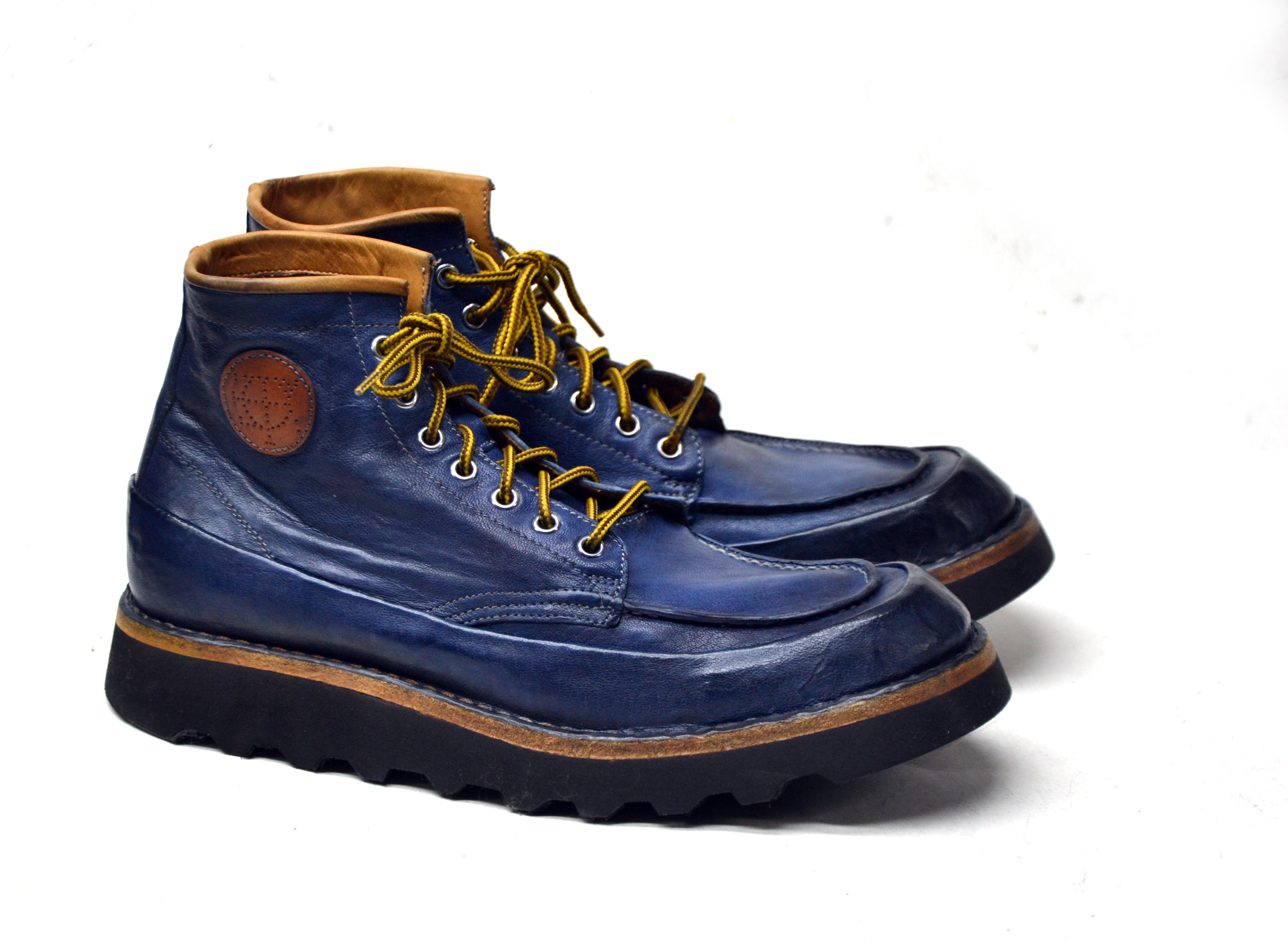 LAST PAIR 42-NATE BLUE IDEAL BOOTS