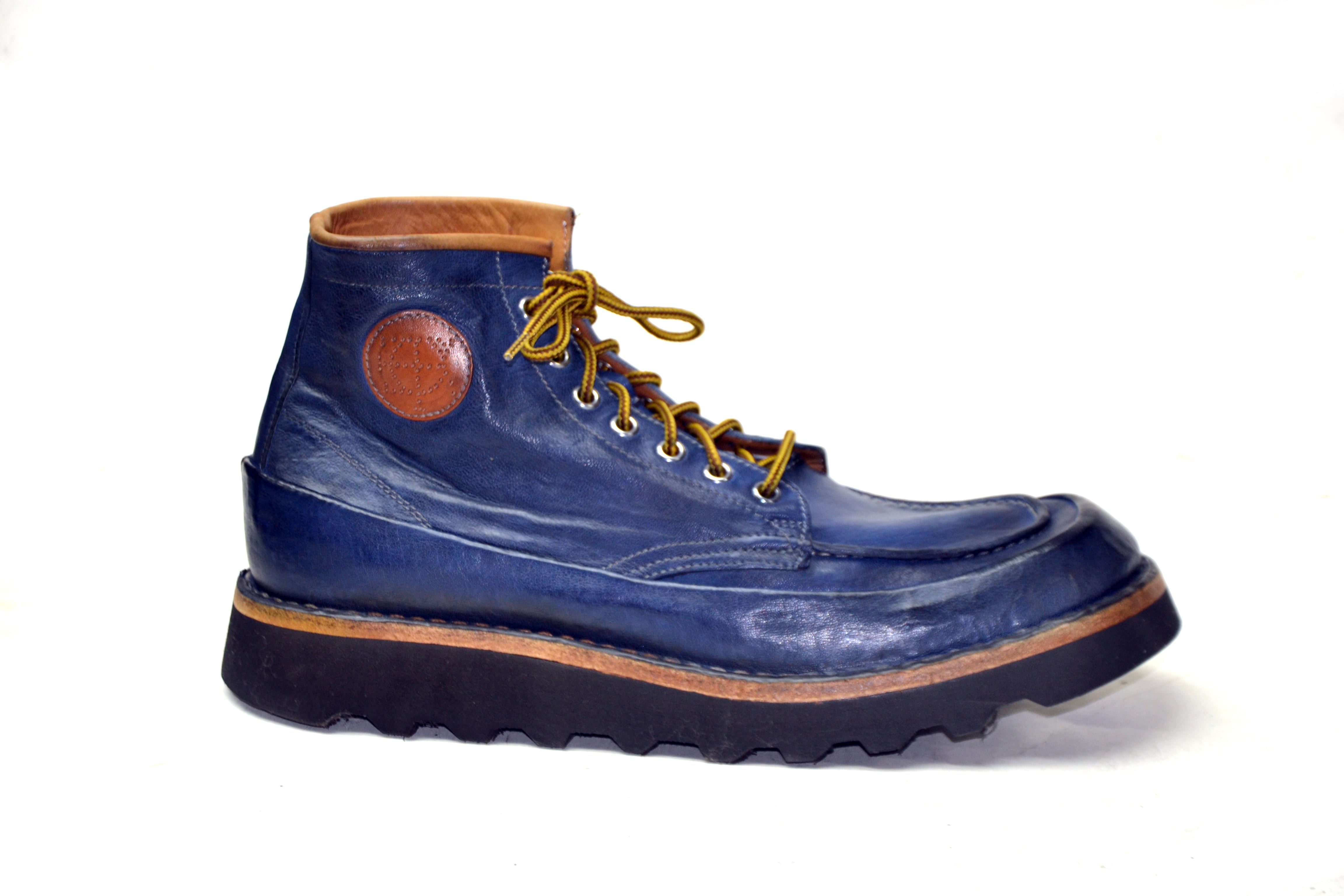 LAST PAIR 42-NATE BLUE IDEAL BOOTS