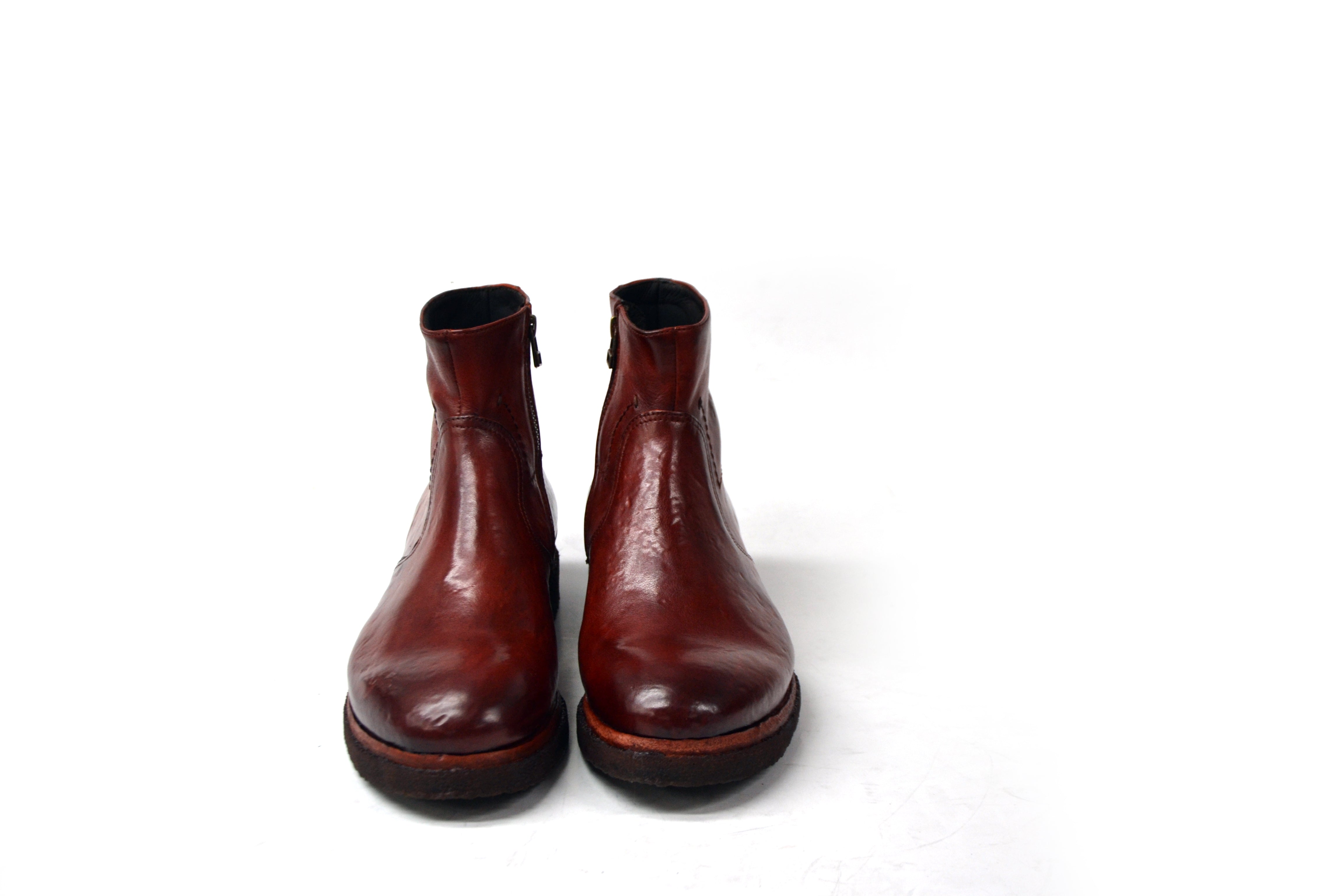 LETZTES PAAR 42 - BURGUNDERROTE STIEFEL