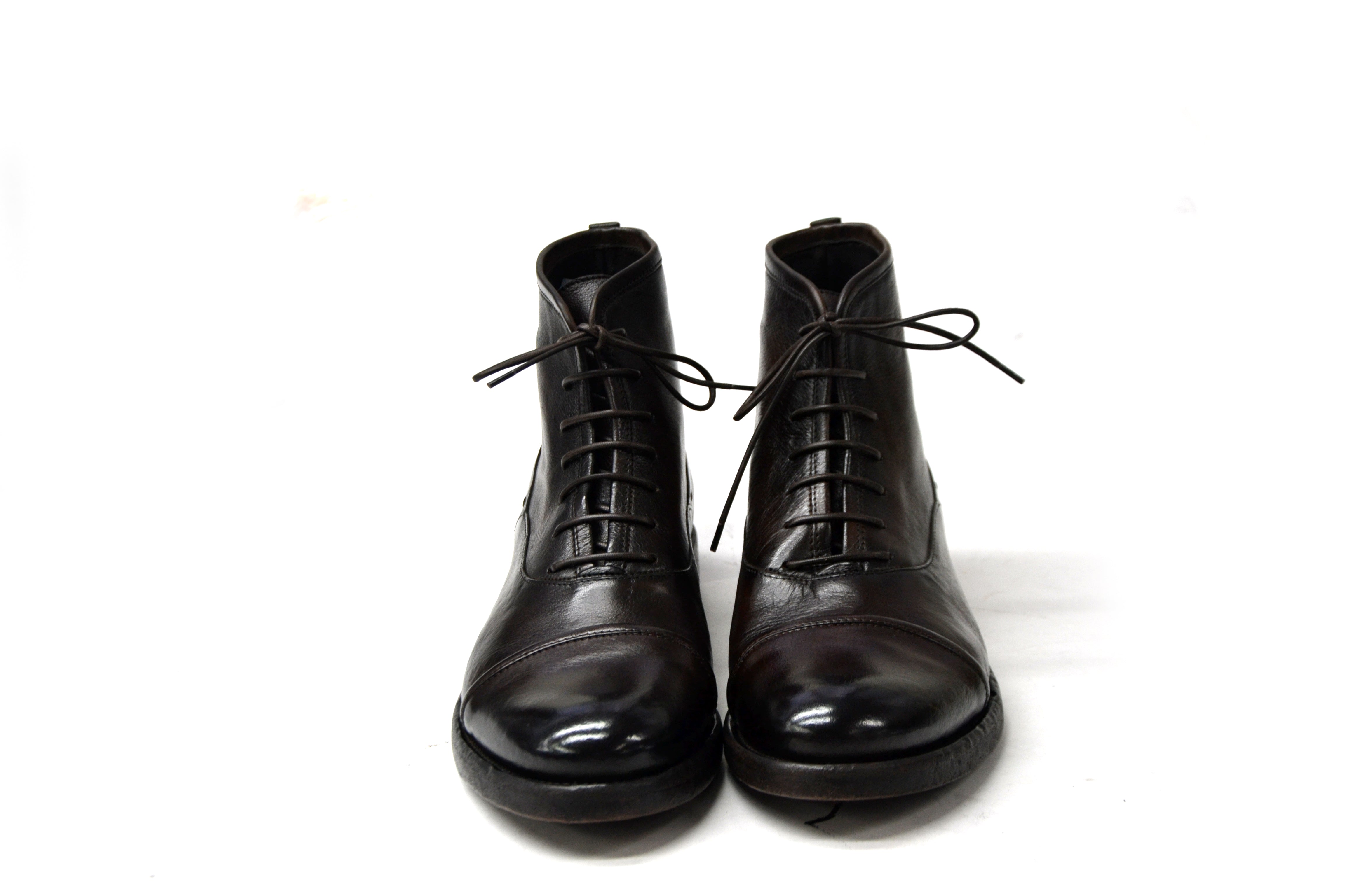 LETZTES PAAR 42-TESTA DI MORO SCHNÜRSTIEFEL