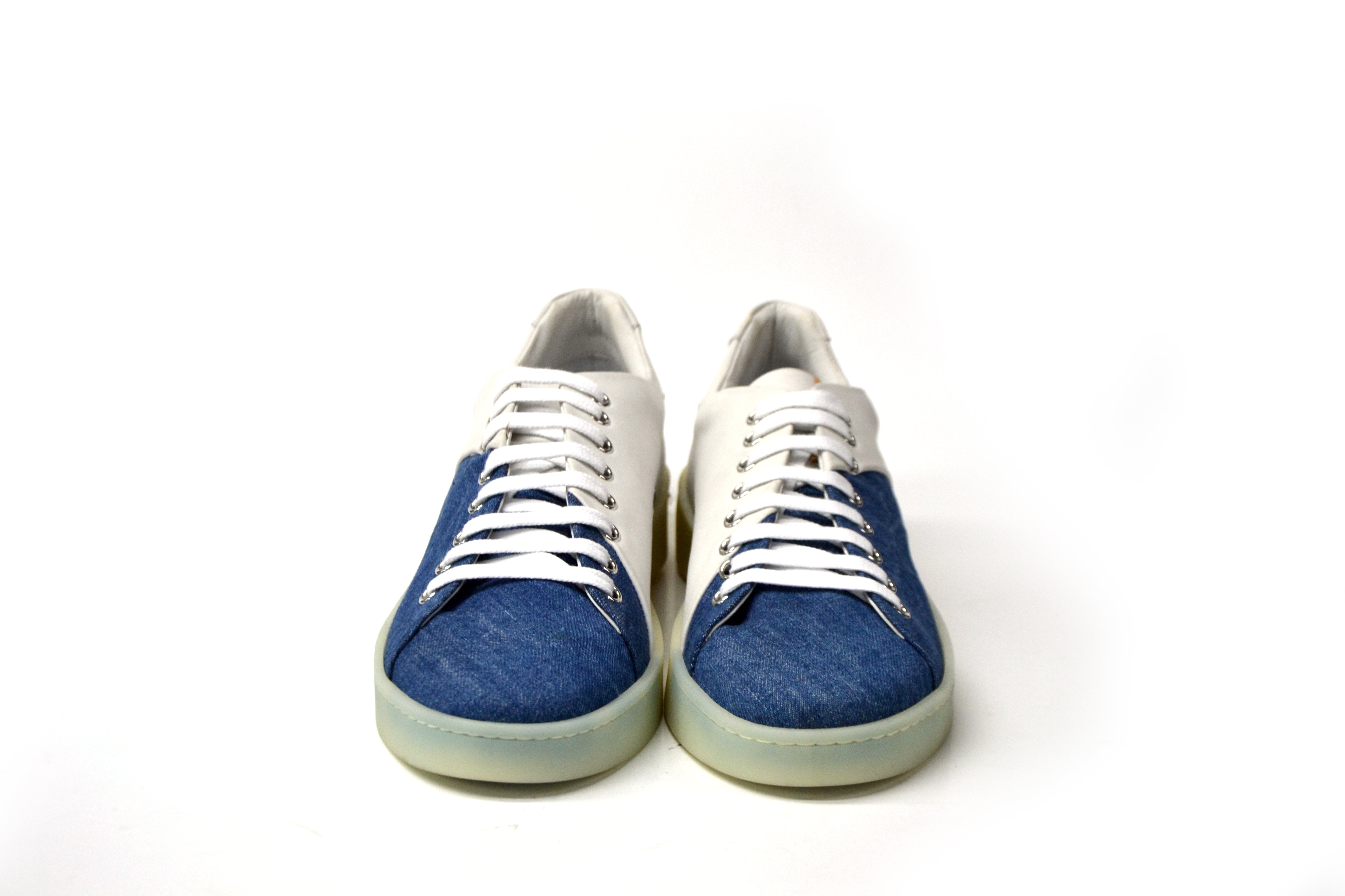 LETZTES PAAR 42 - SYMMETRISCHE DENIM-SNEAKER