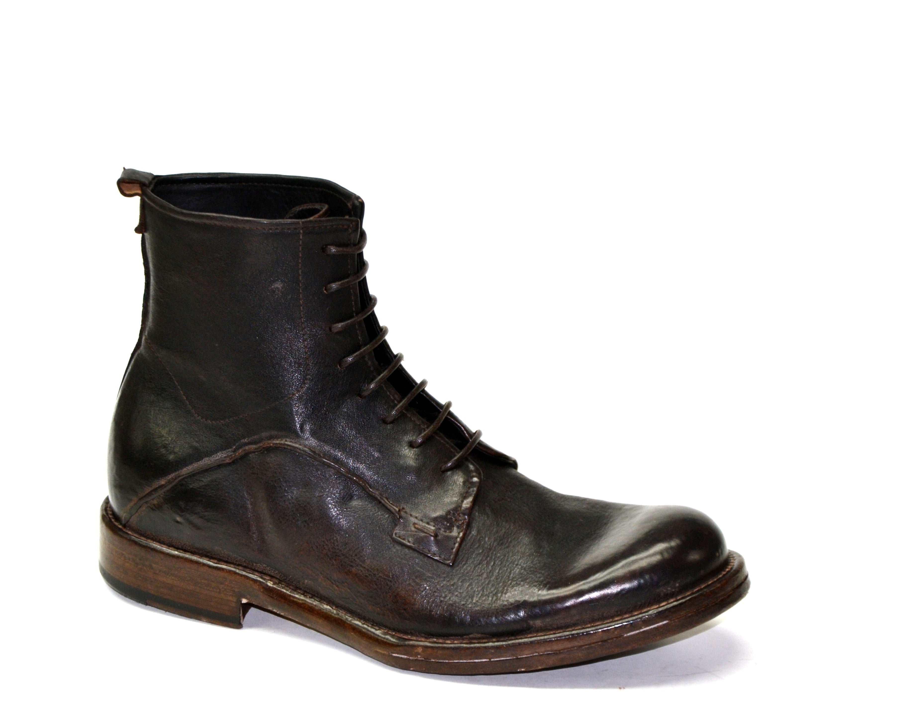 Eton Dunkelbraune Schnürstiefel
