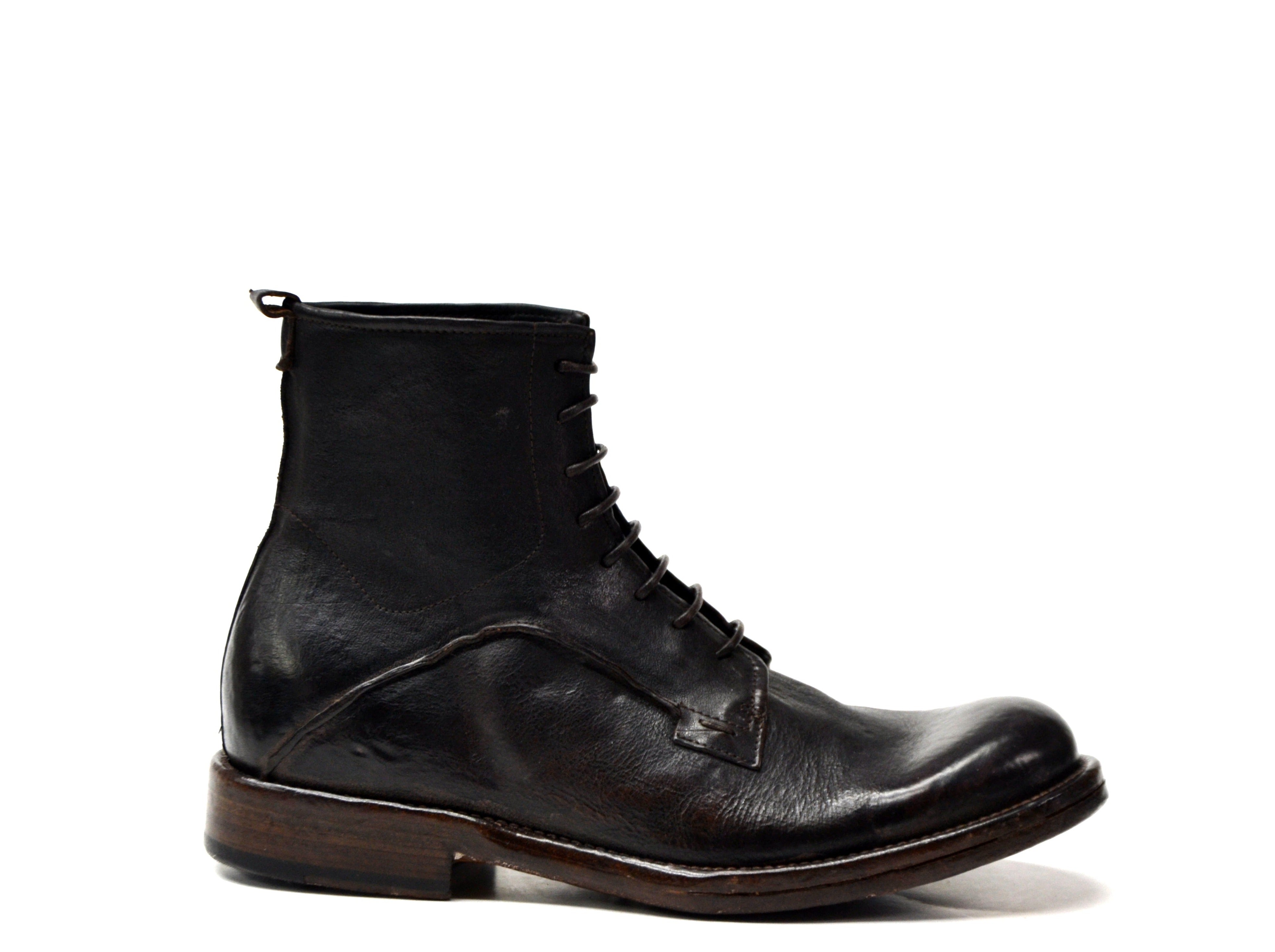 Eton Dunkelbraune Schnürstiefel