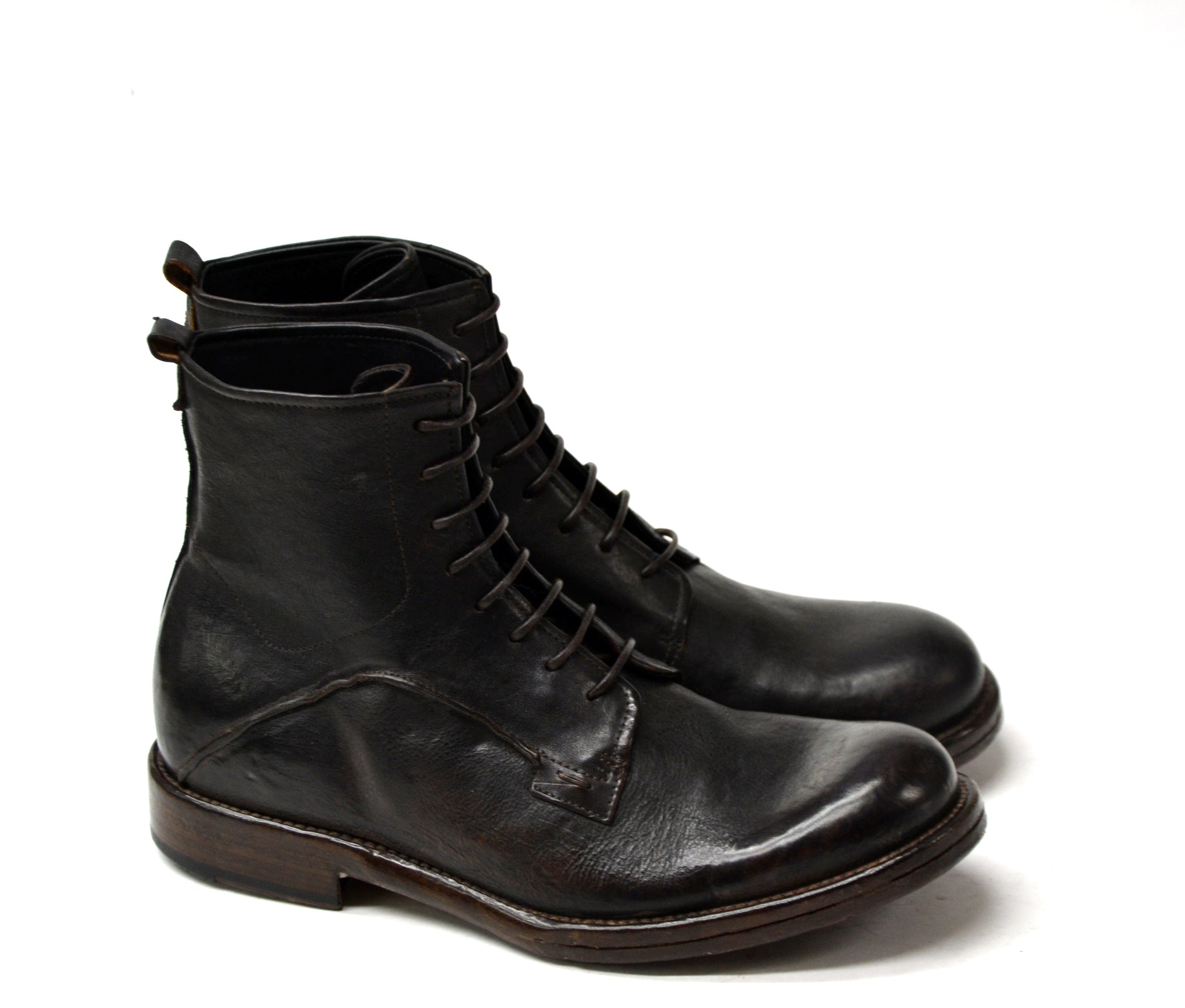 Eton Dunkelbraune Schnürstiefel
