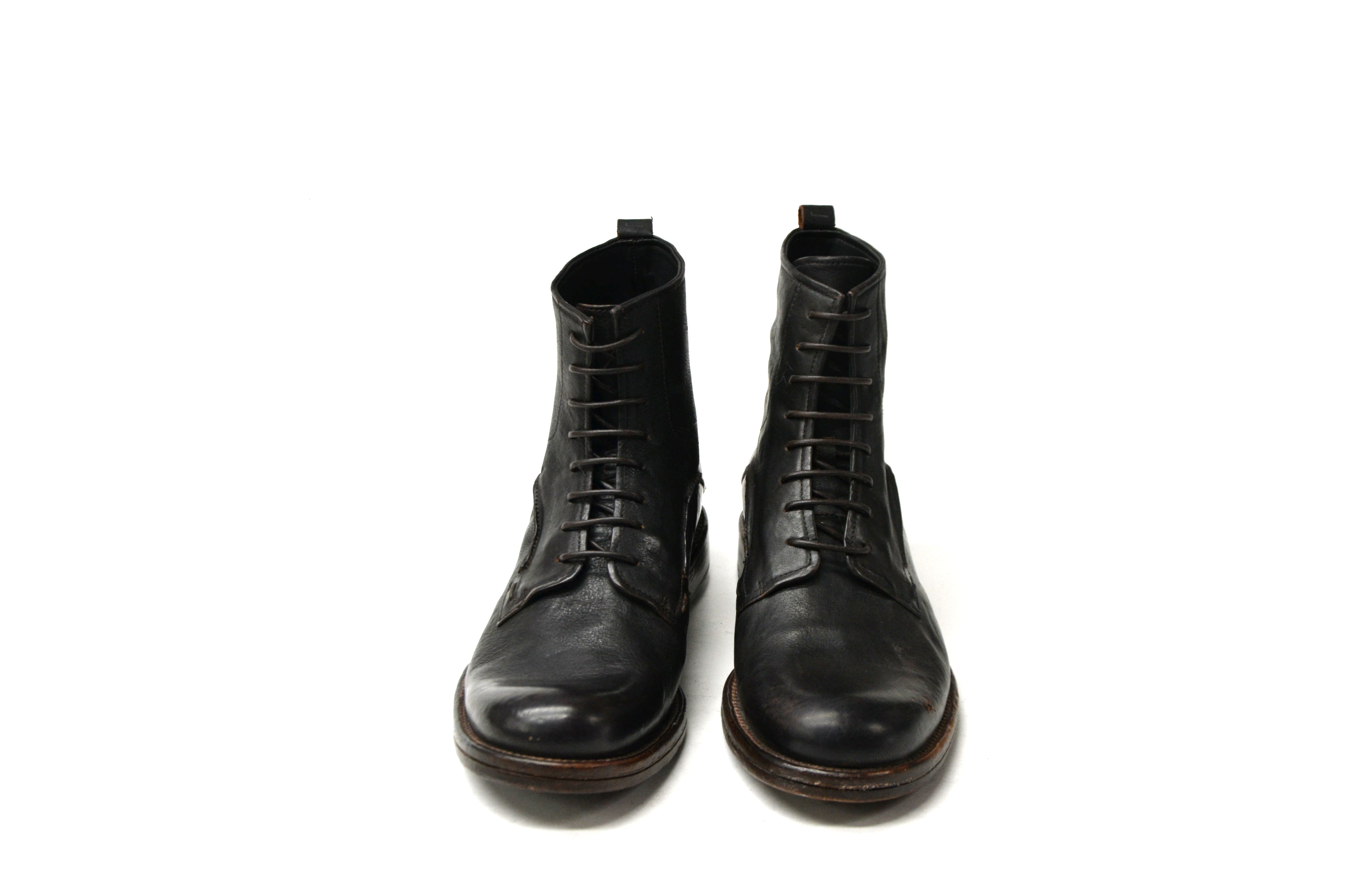 Eton Dunkelbraune Schnürstiefel