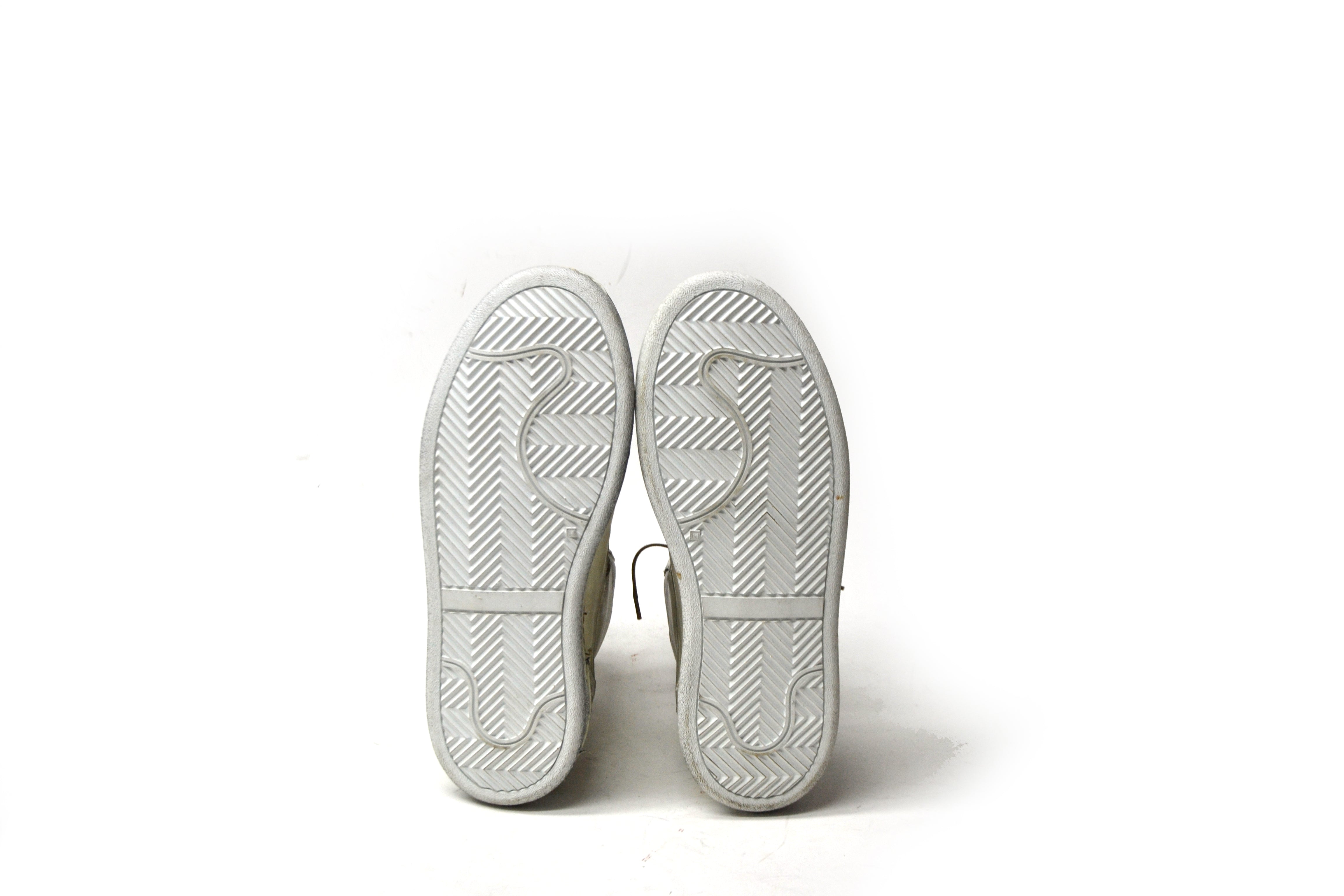 LETZTES PAAR 42 - SCHMUTZIG WEISSE HOHE SNEAKER