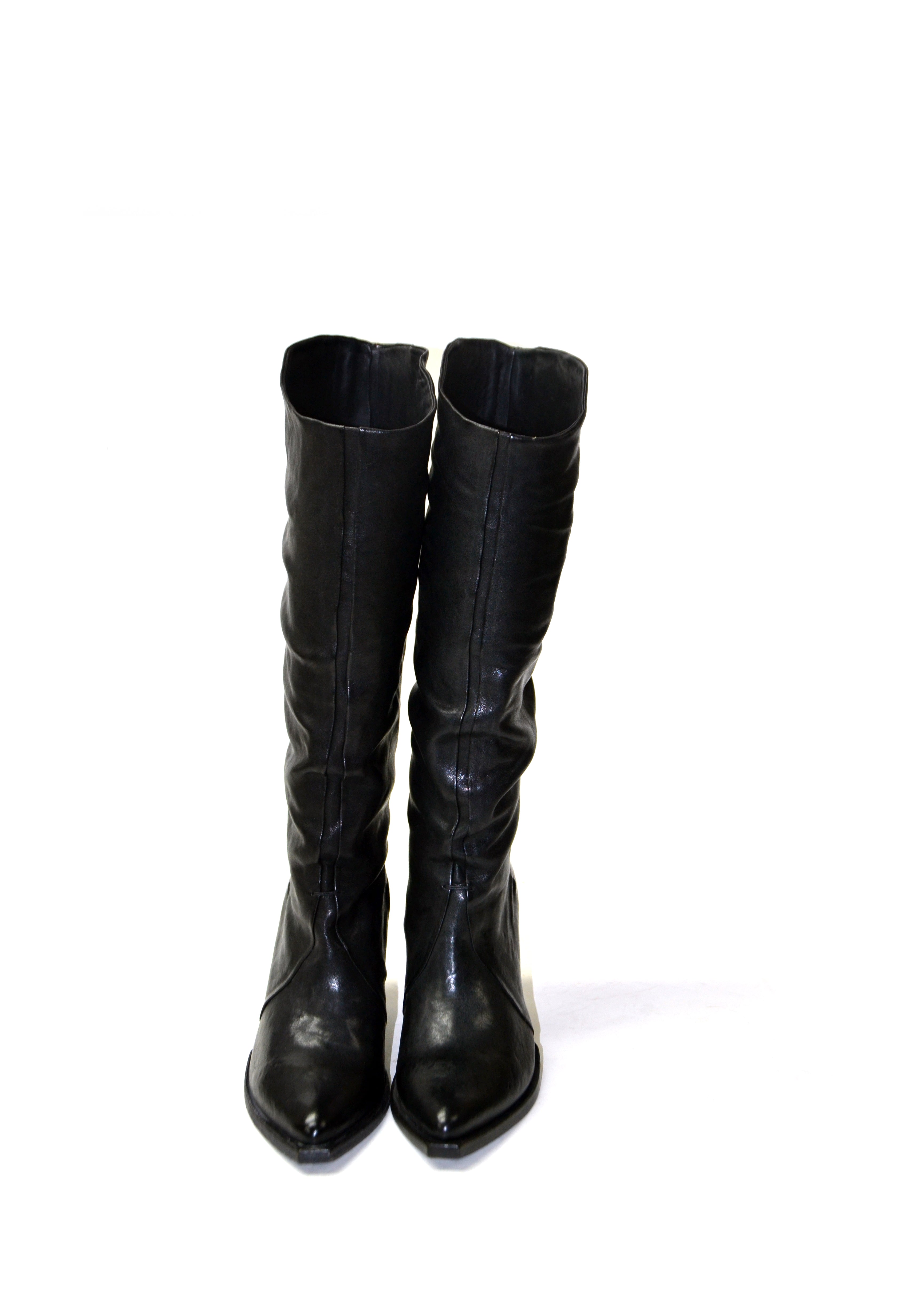 MEREDITH HOHE SCHWARZE STIEFEL