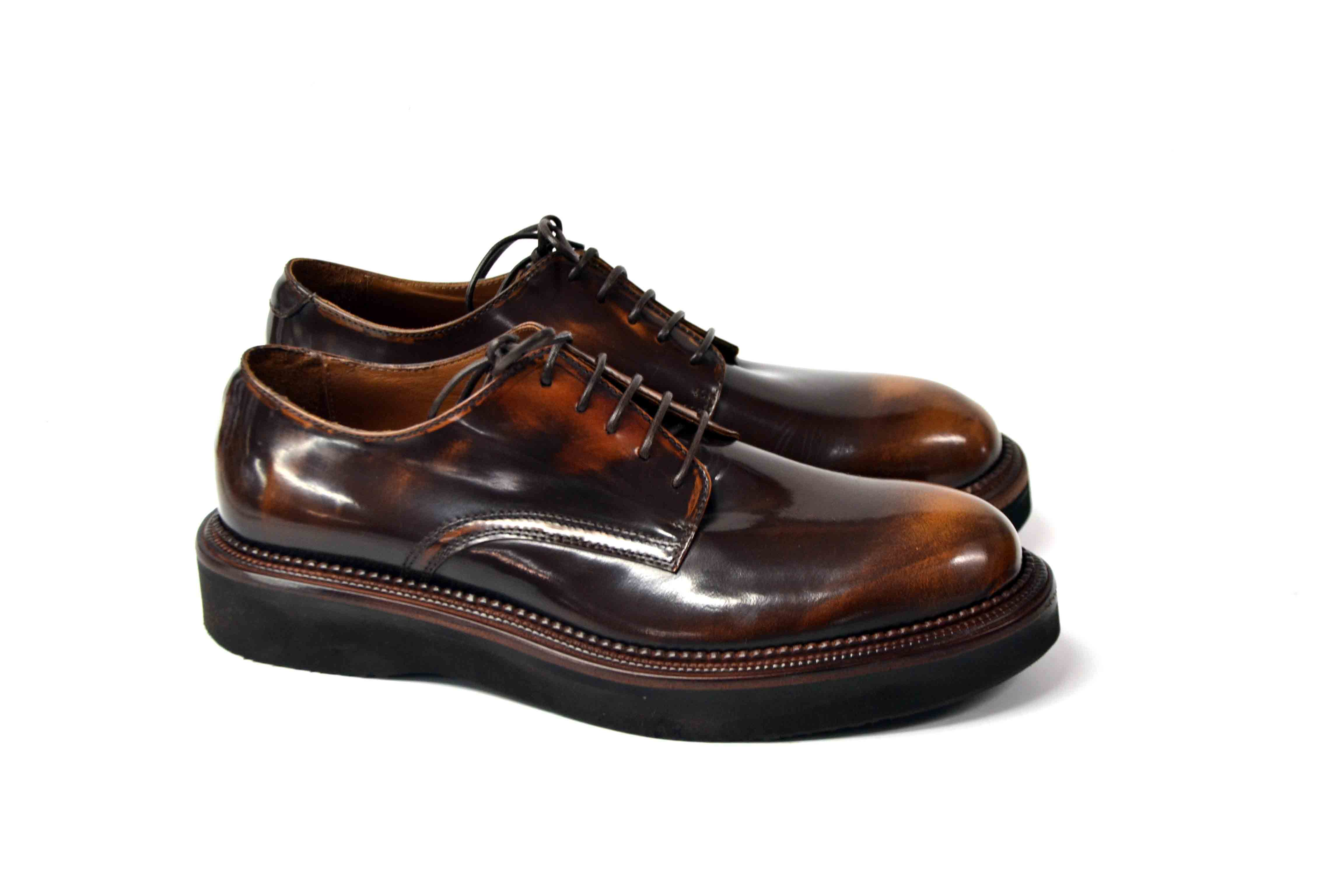 LAST PAIR 42-SHINY TERRA DERBY