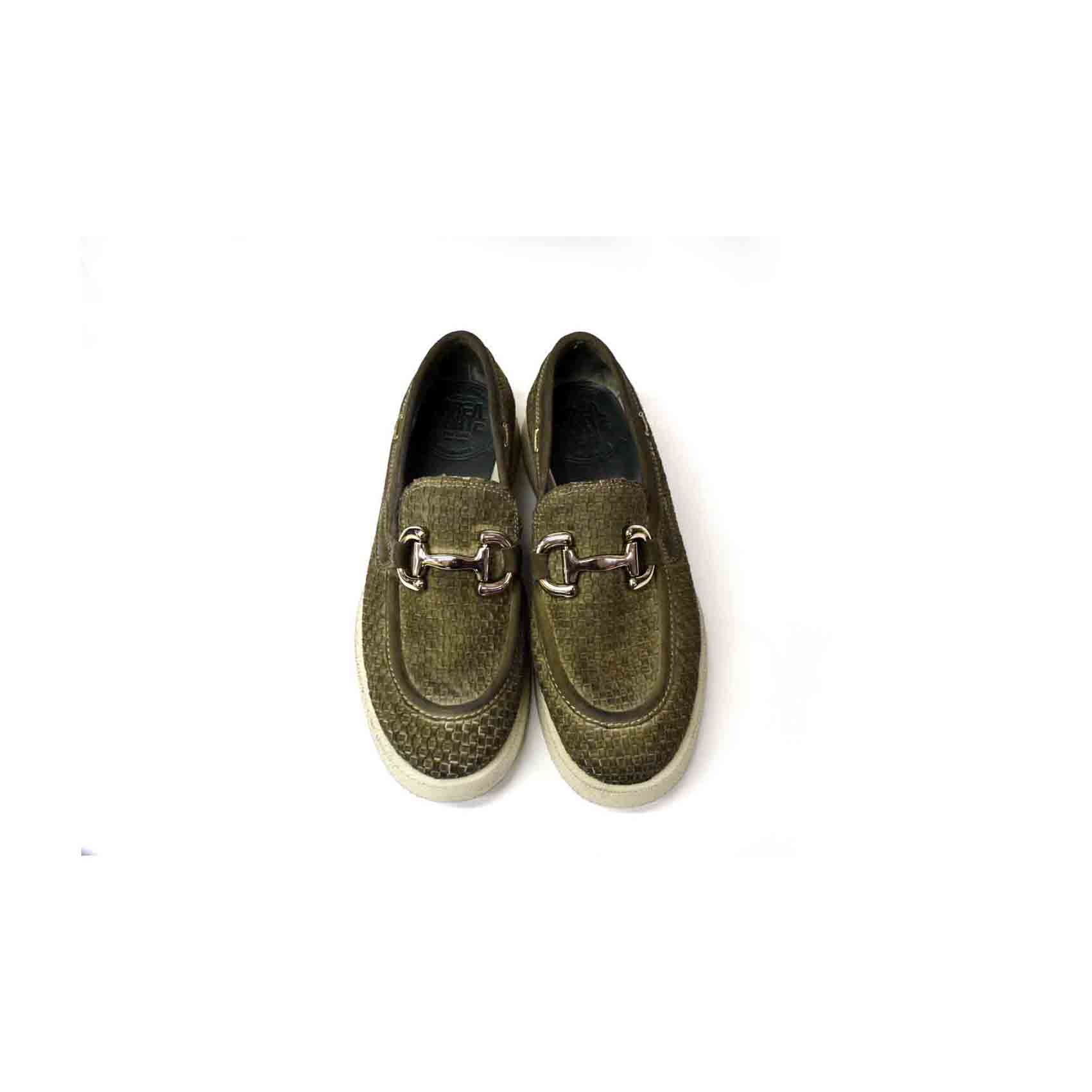 HANDGEWEBTE LUXUS-LOAFERS AUS RUBREX