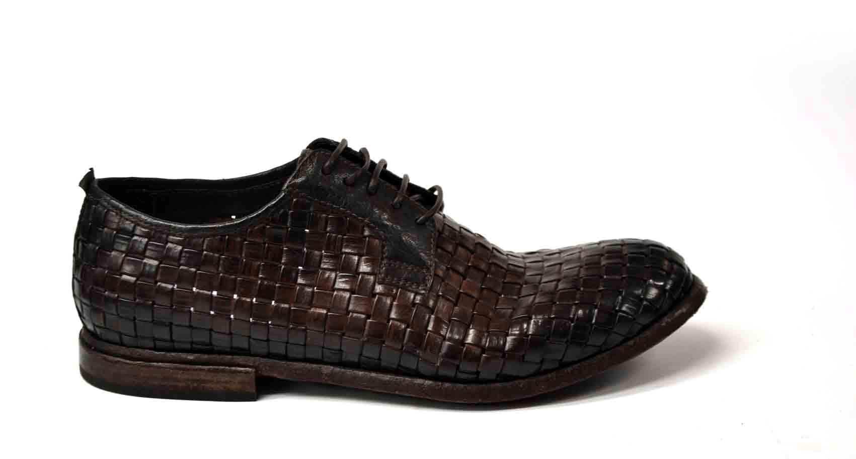 HAMPTONS HAND-WOVEN DERBY SHOES
