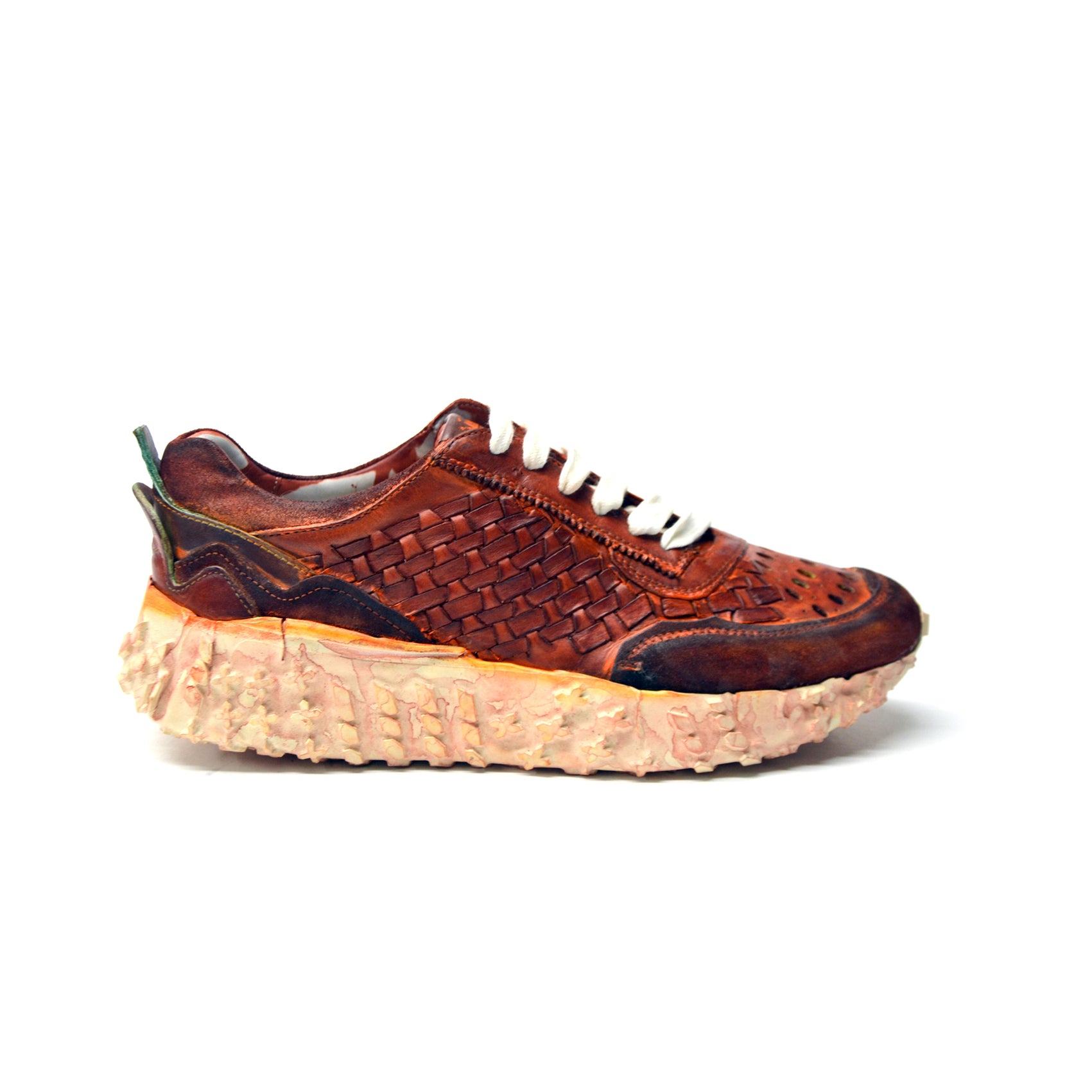 XAVIER LUXURY RUNNERS IN LIGHT BRANDY