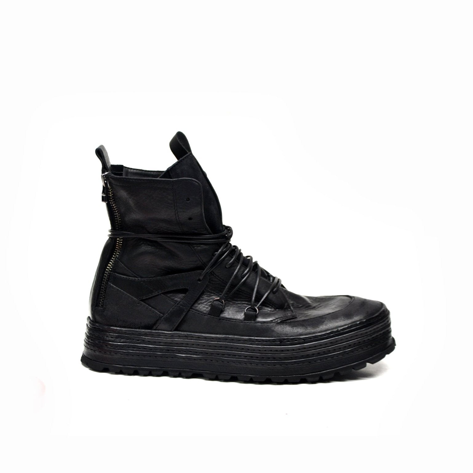 MADMAX SCHWARZE HOHE SNEAKER