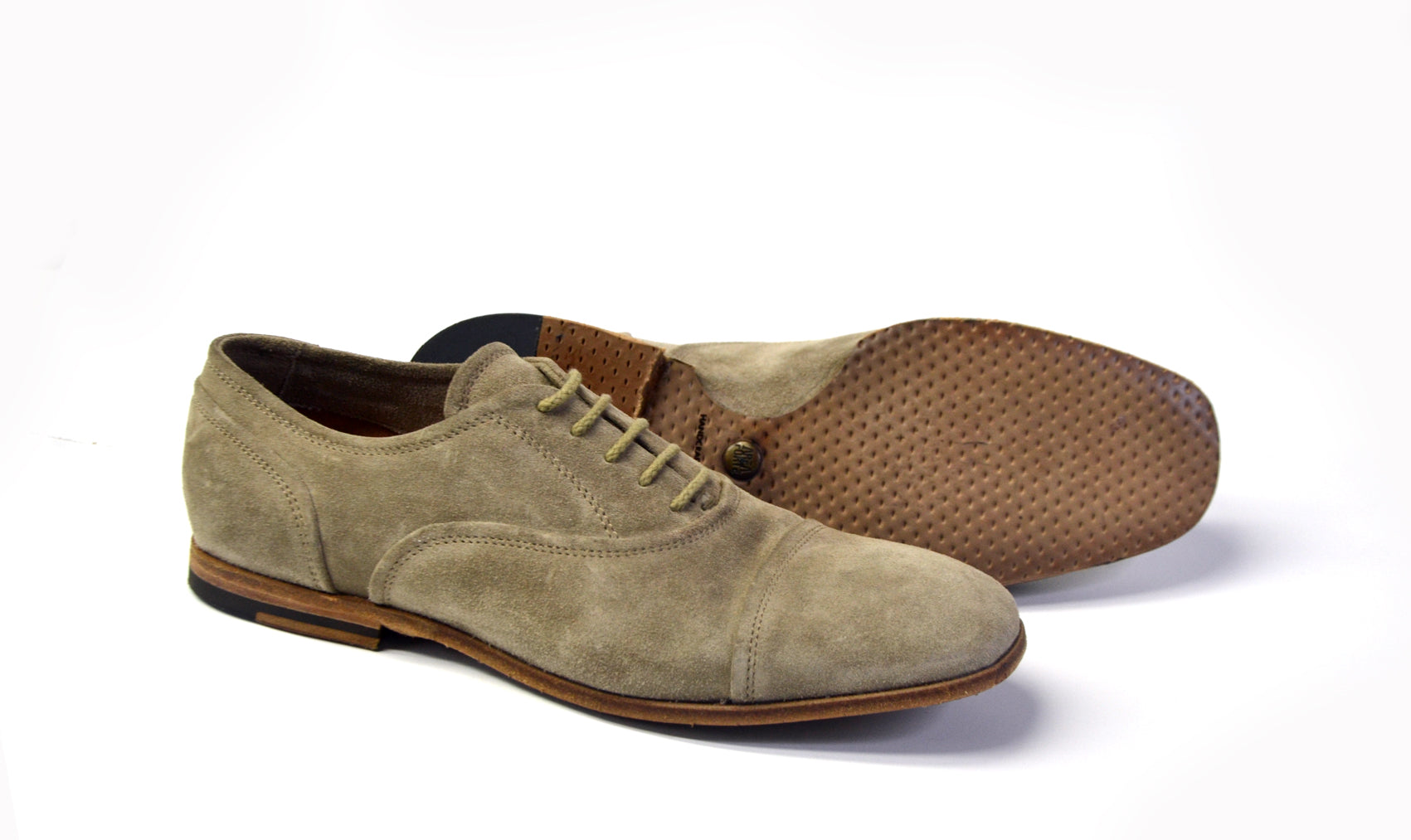 LAST PAIRS 42- KING OXFORDS IN SUEDE SAND OR DARK BROWN