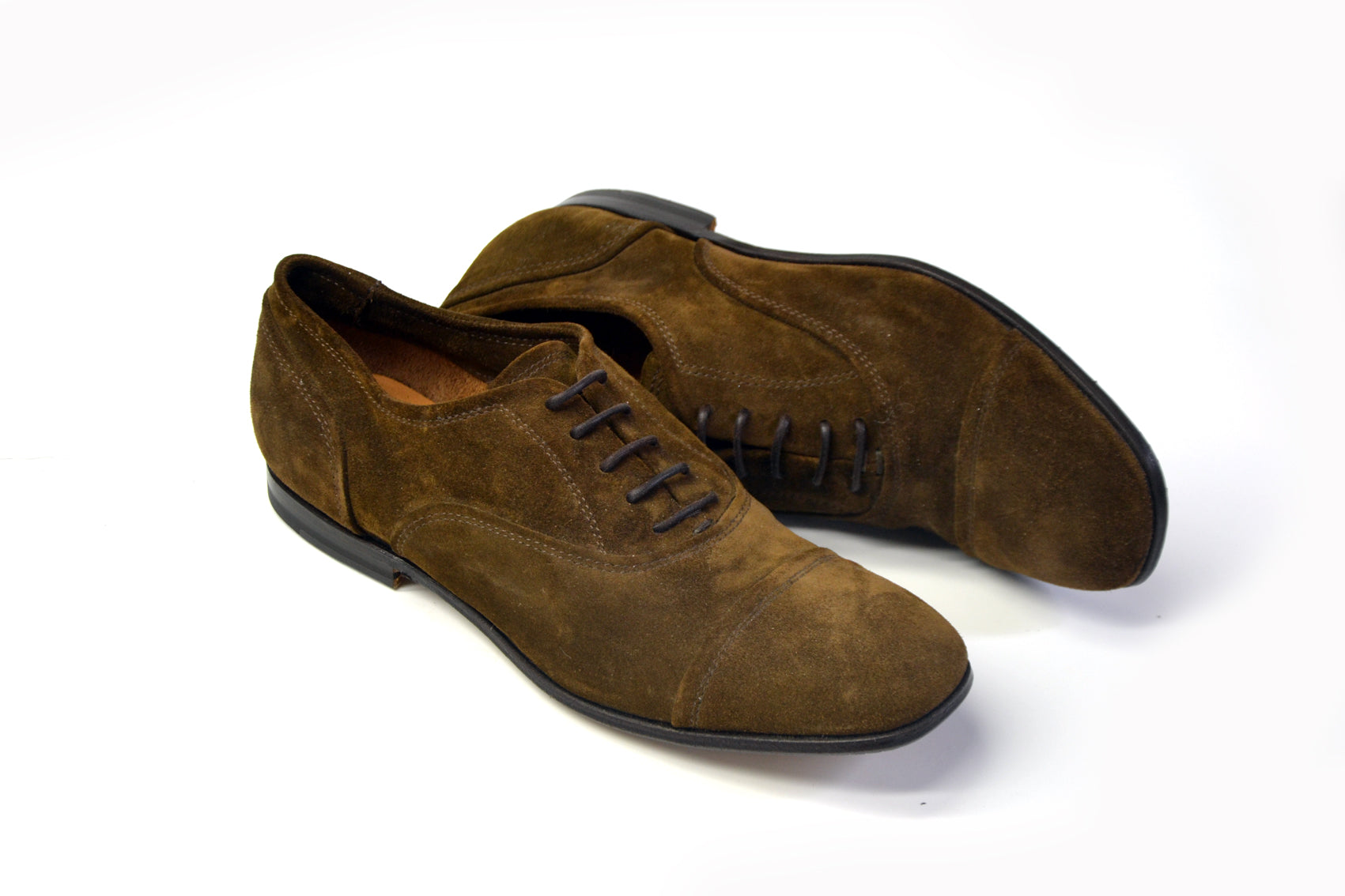 LAST PAIRS 42- KING OXFORDS IN SUEDE SAND OR DARK BROWN