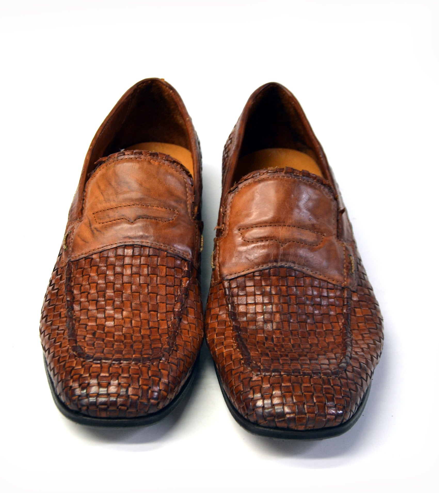 LAST PAIRS 42- HAND-WOVEN LOAFERS