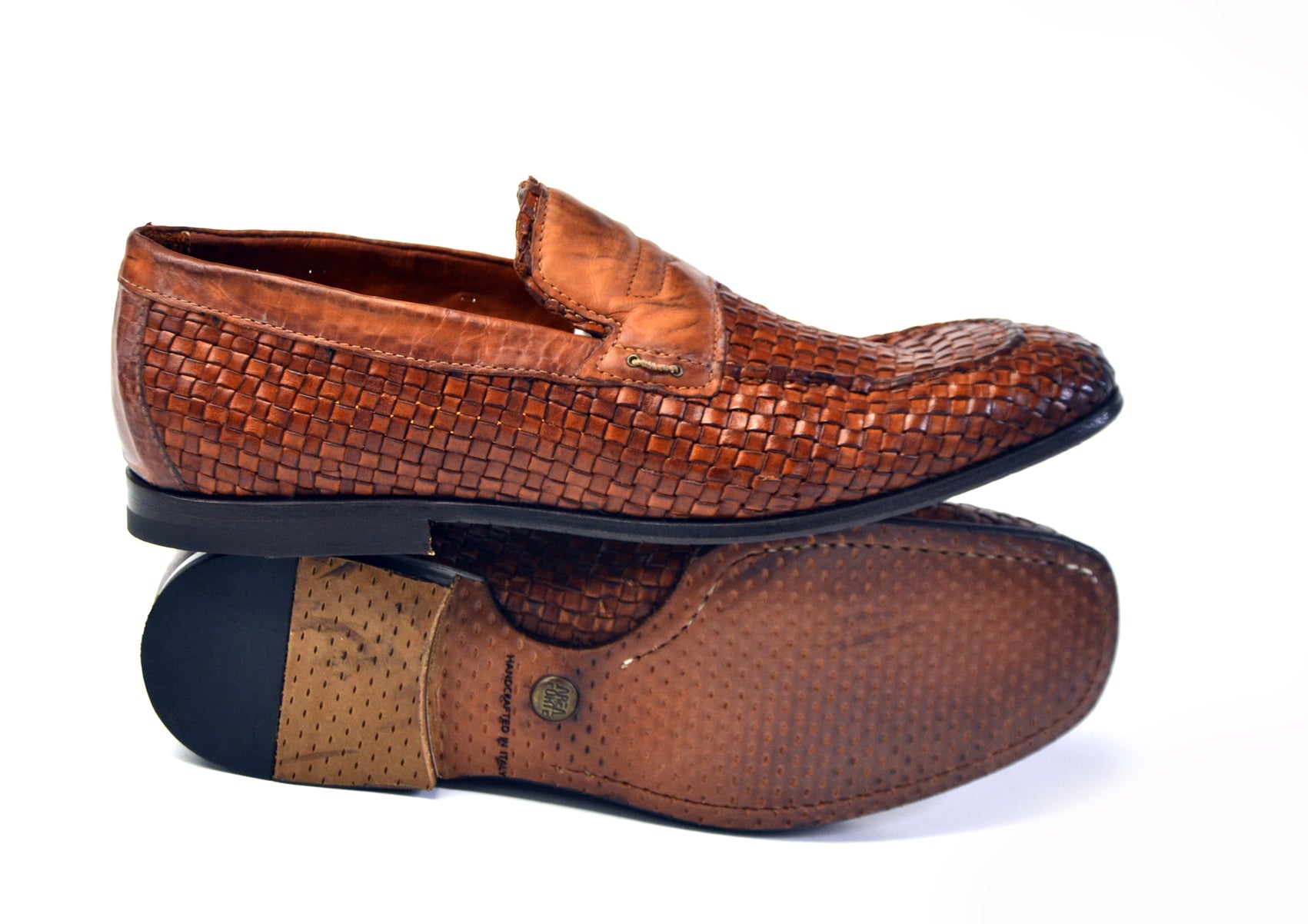 LAST PAIRS 42- HAND-WOVEN LOAFERS