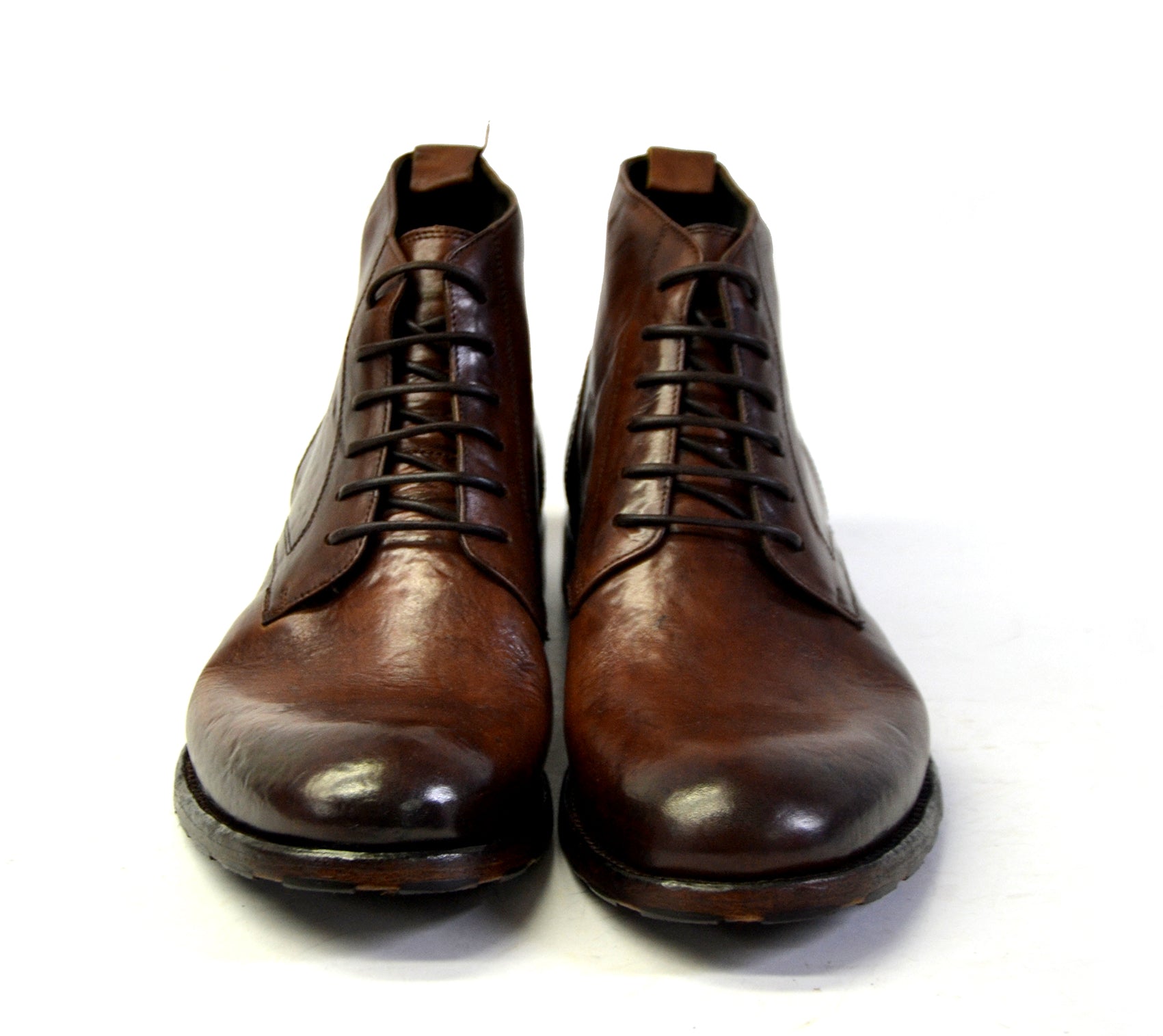 Doug Lace Mid Shoes Terra Brown