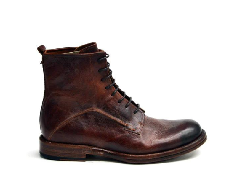Eton Cognac Schnürstiefel