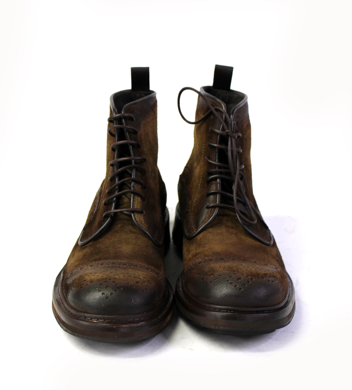 SHARK Suede Laced Ankle Boots