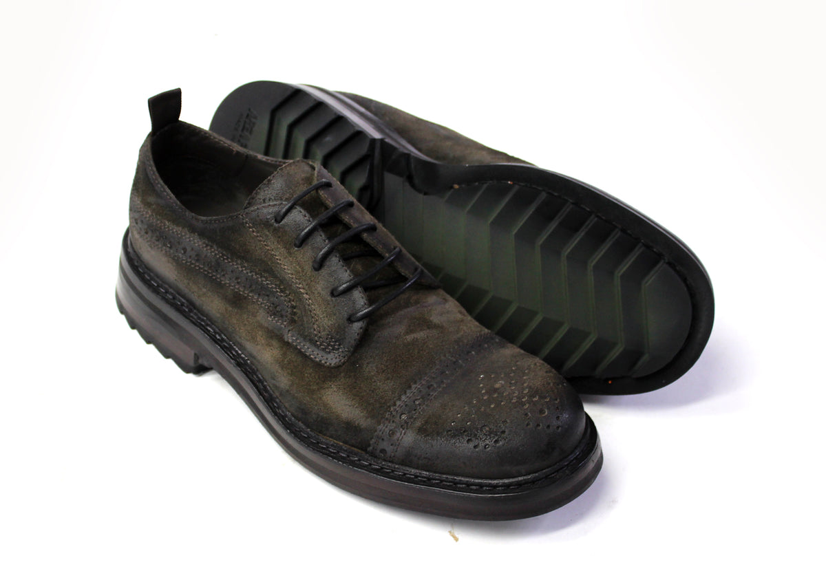 SHARK Suede Derby Shoes