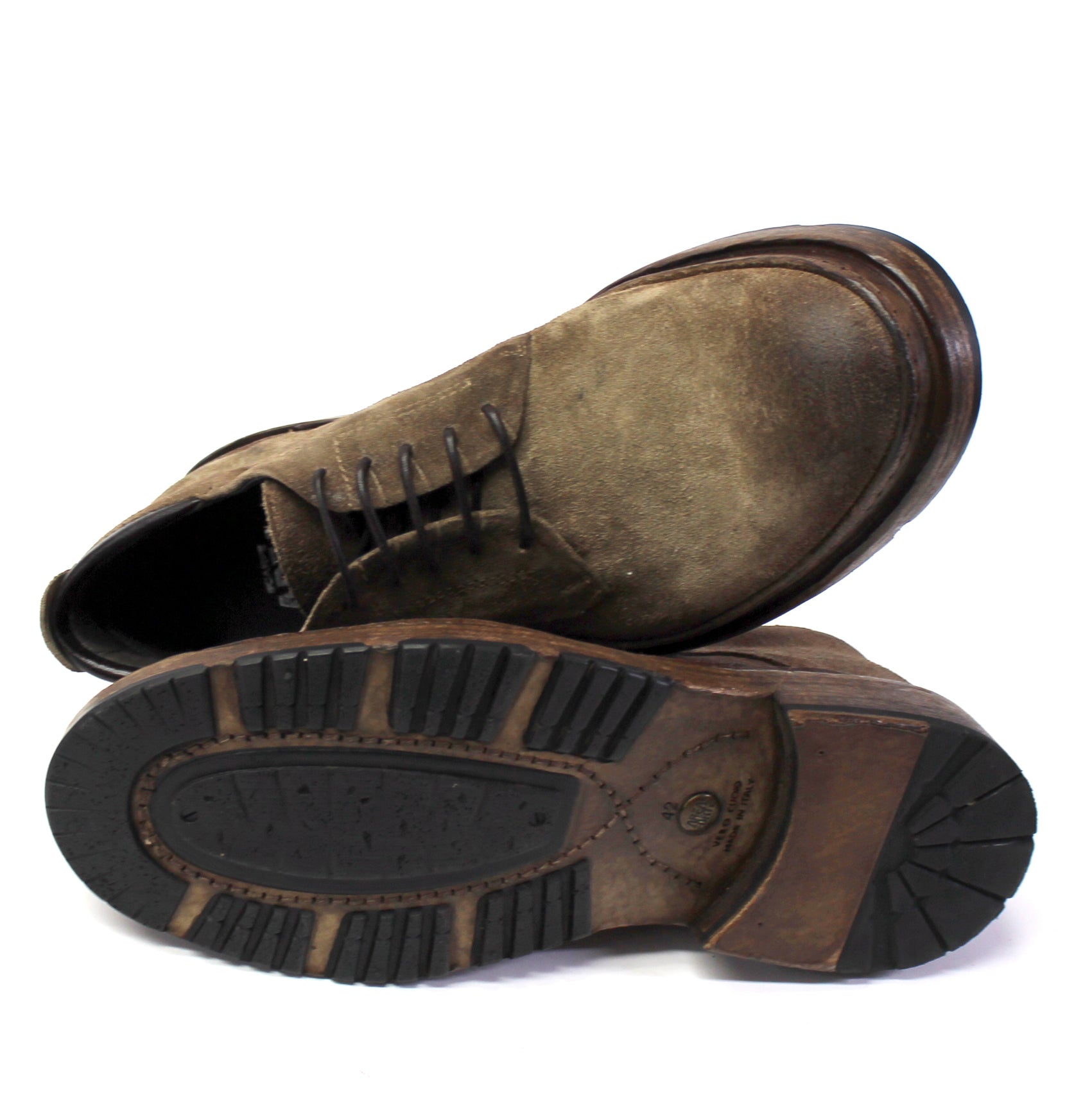 Cody Suede Sand Derby Shoes