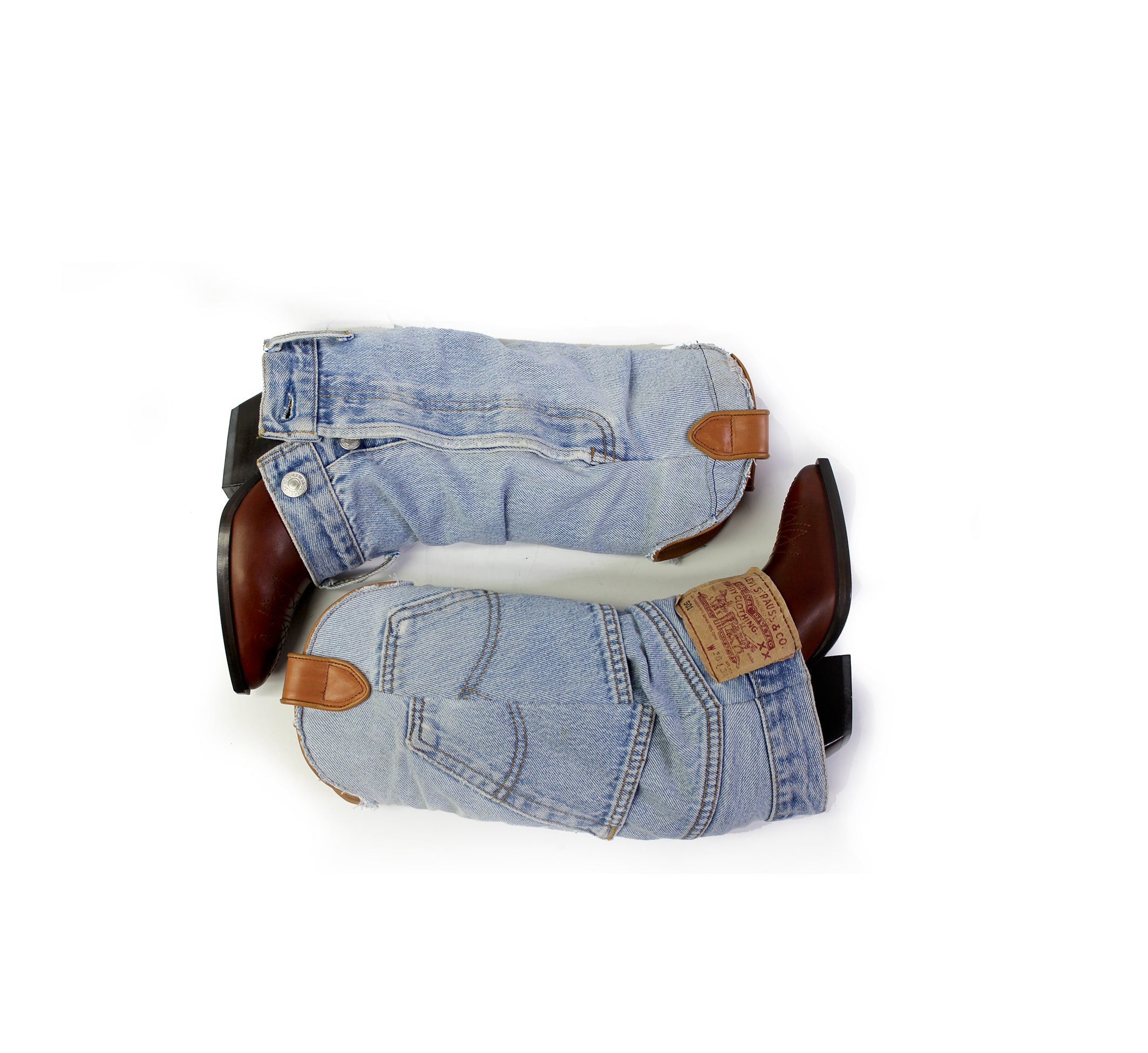 DENIMORA CUOIO COWBOY BOOTS