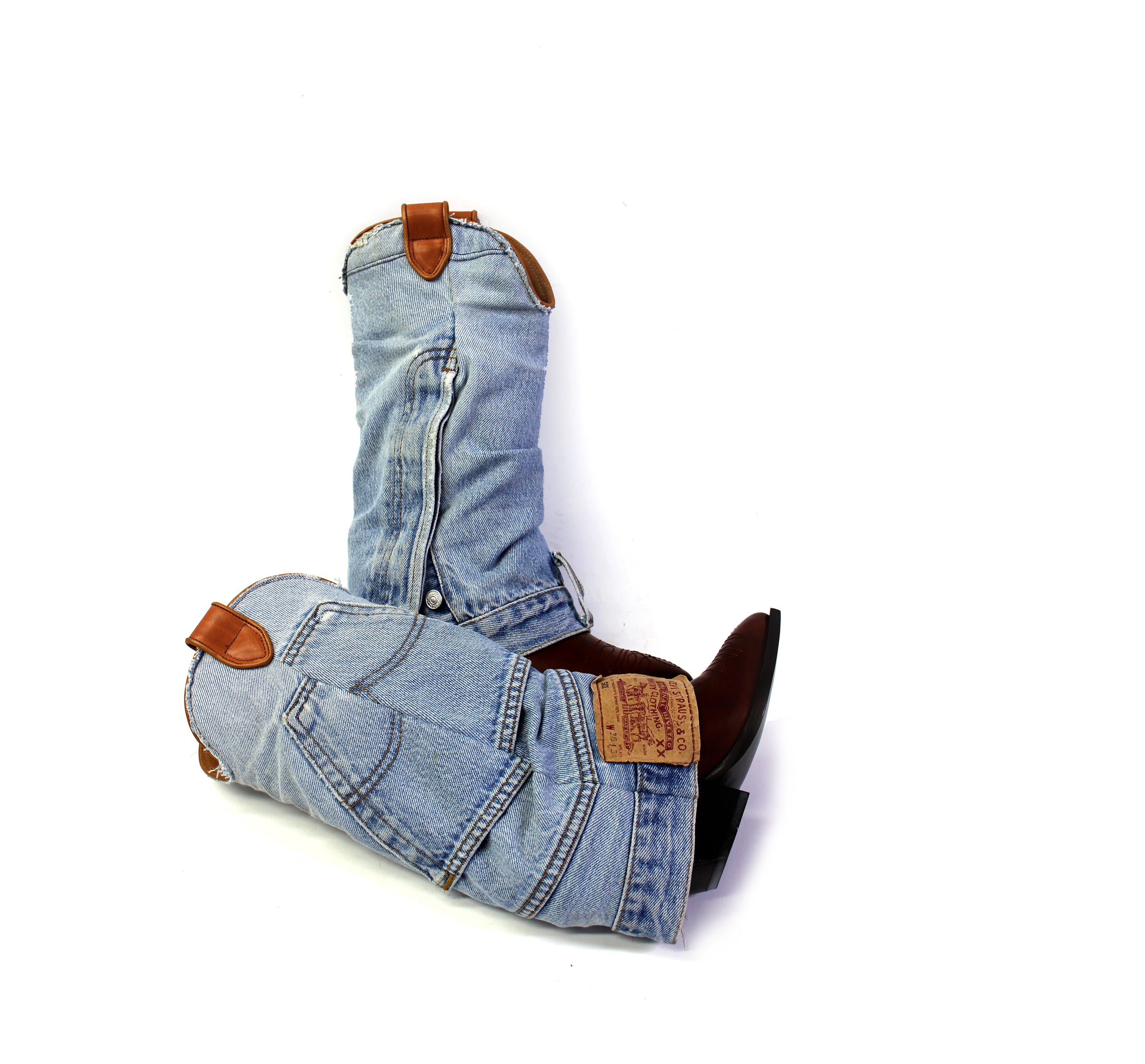 DENIMORA CUOIO COWBOY BOOTS