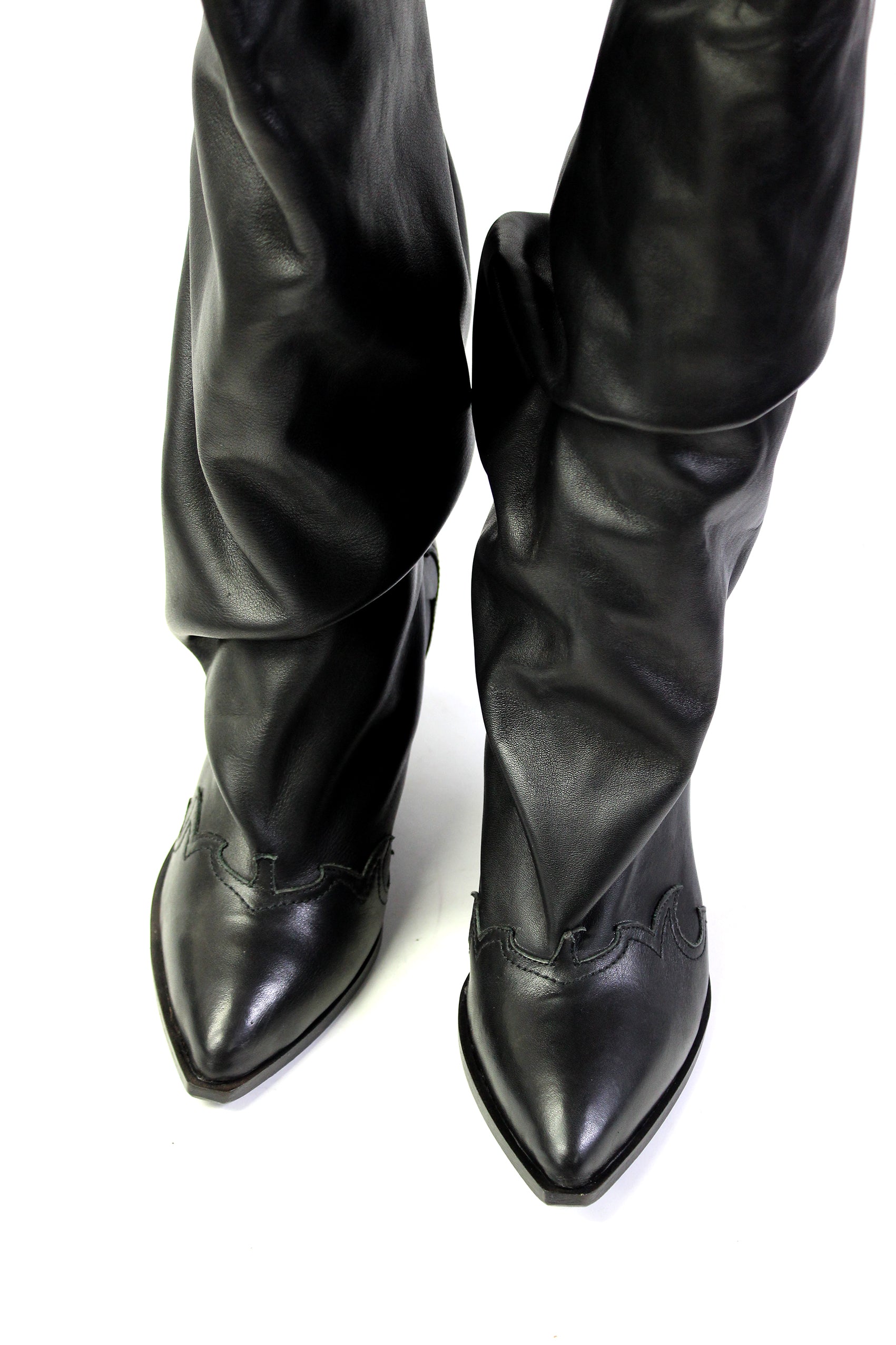DUSTERA RELAXED HIGH BOOTS BLACK