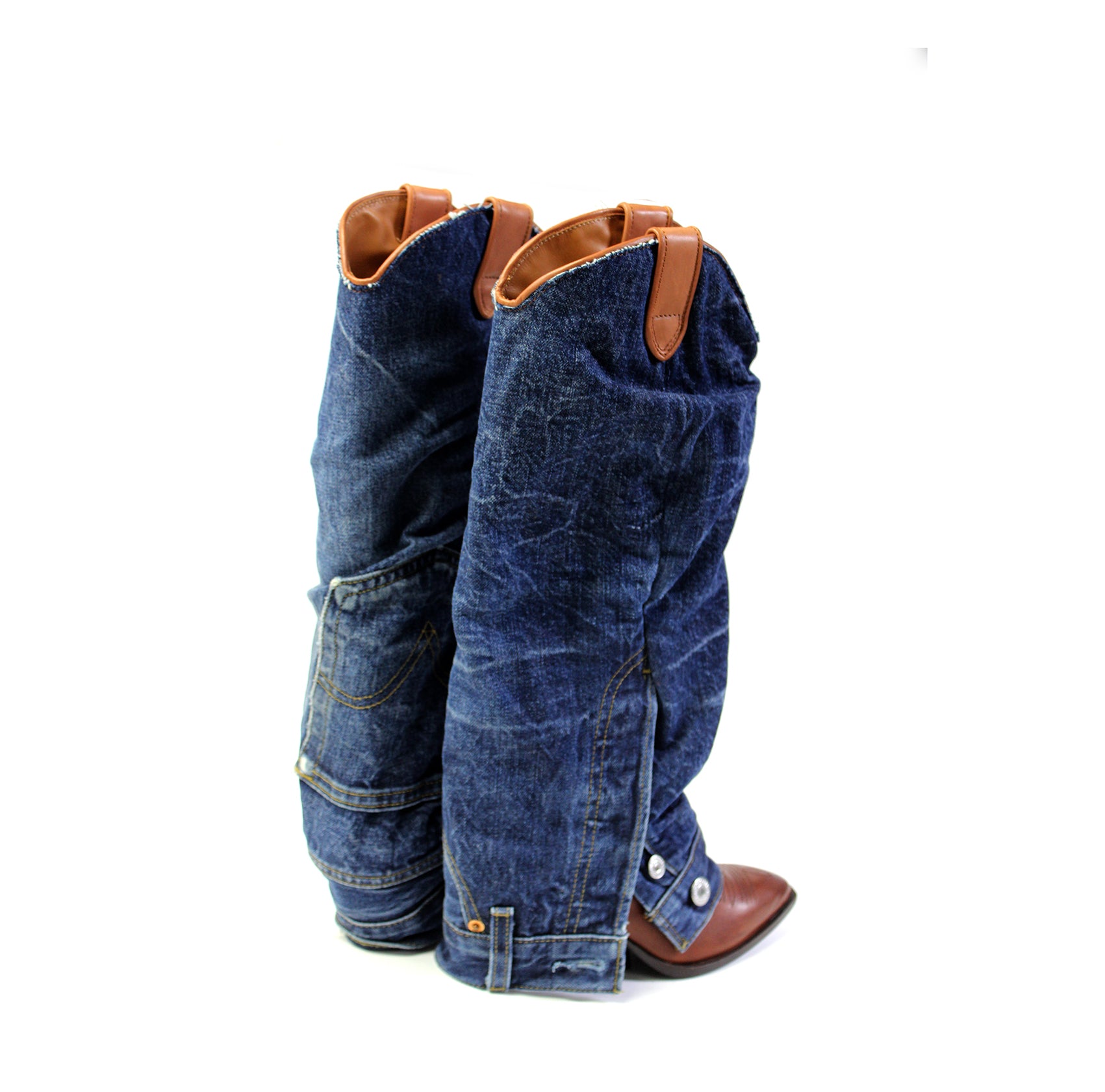 DENIQUE HIGH COWBOY BOOTS