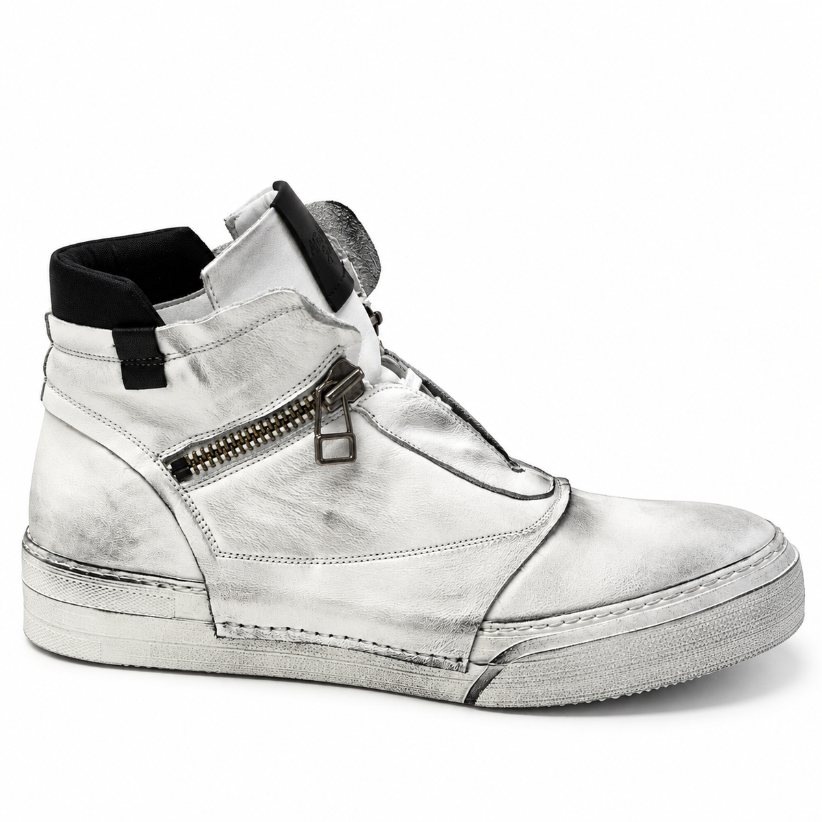 ROCHELLE WHITE HIDDEN LACES SNEAKERS