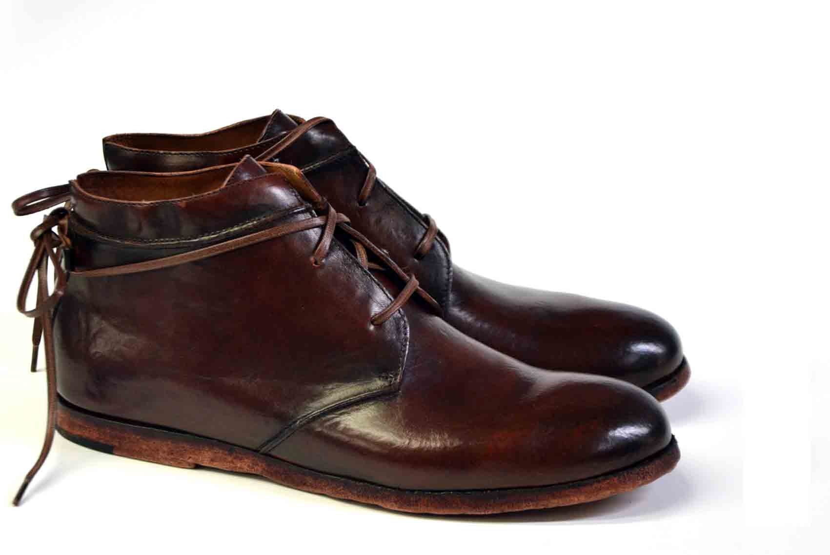 LETZTES PAAR 42 - HOHE SOMMERSCHUHE MIT SCHNÜRUNG