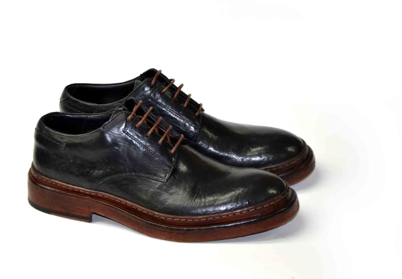 LETZTES PAAR 47 - SAM SCHWARZE DERBY-SCHUHE