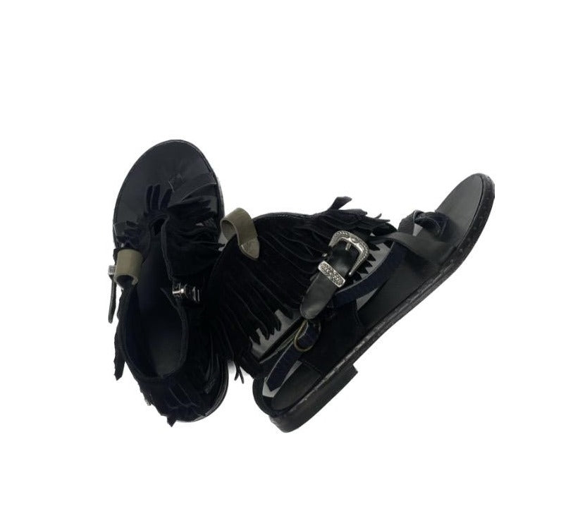 IBIZA SCHWARZE SANDALEN