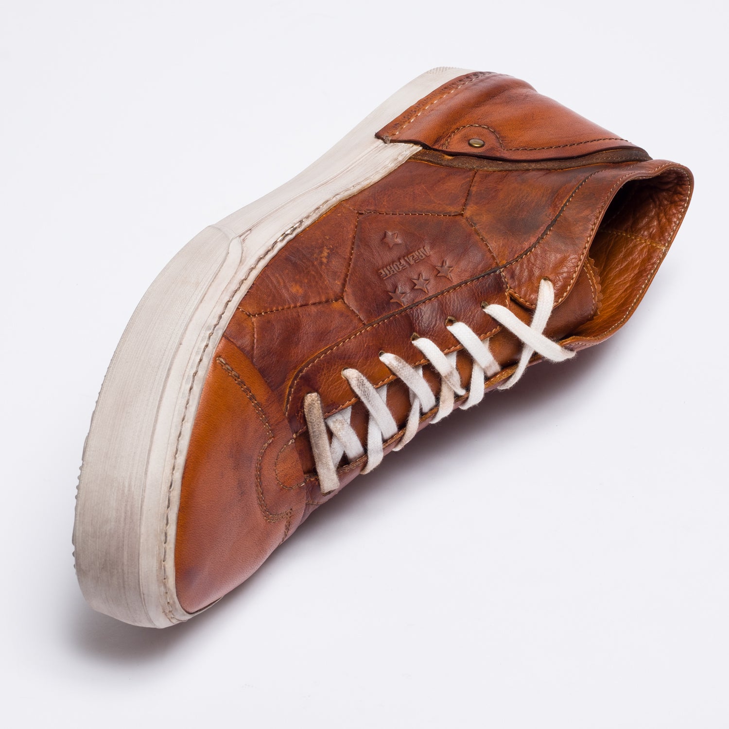 LAST PAIR 46-MUNDIALITO MID BROWN SNEAKERS