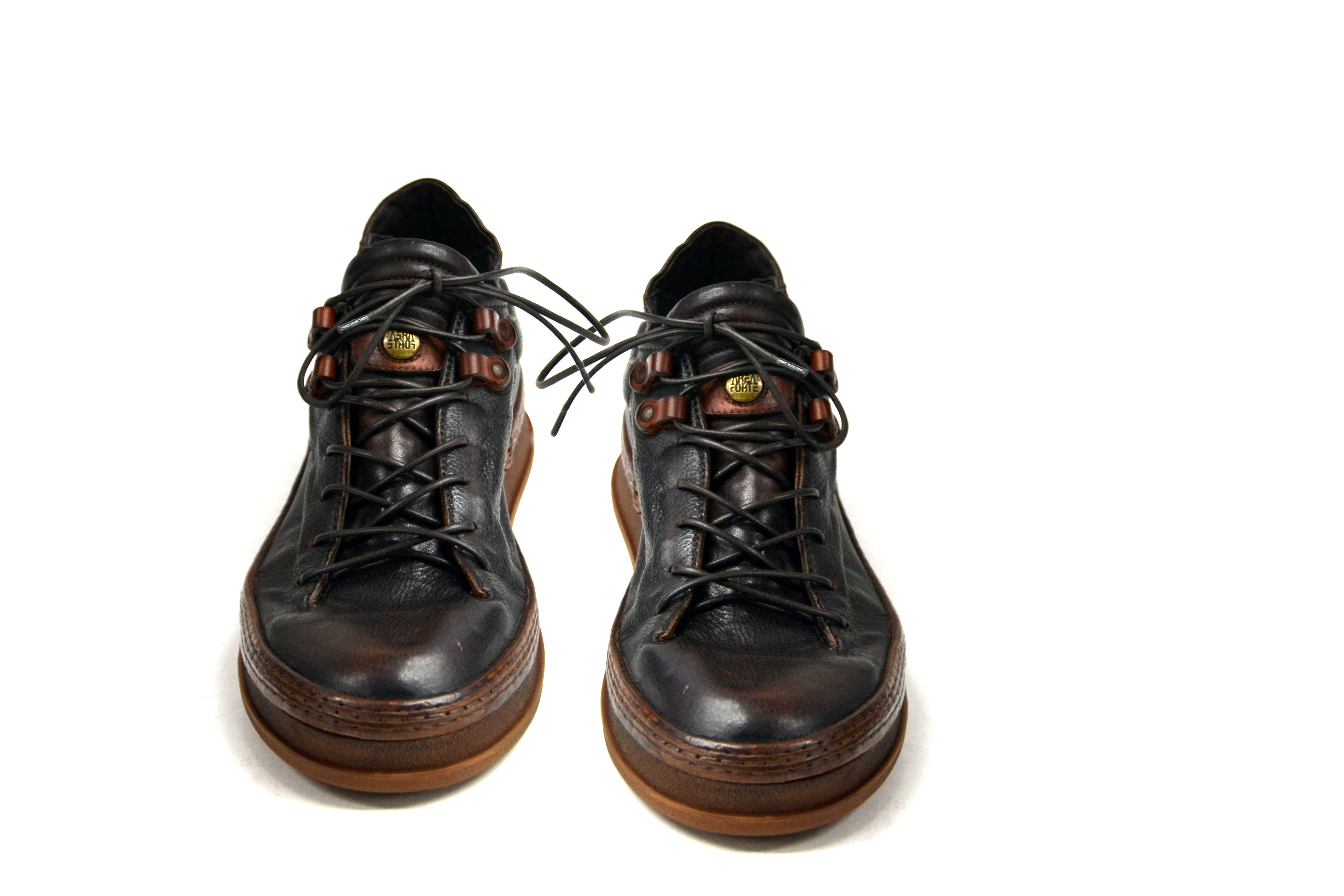PEP Brauner Ledersneaker