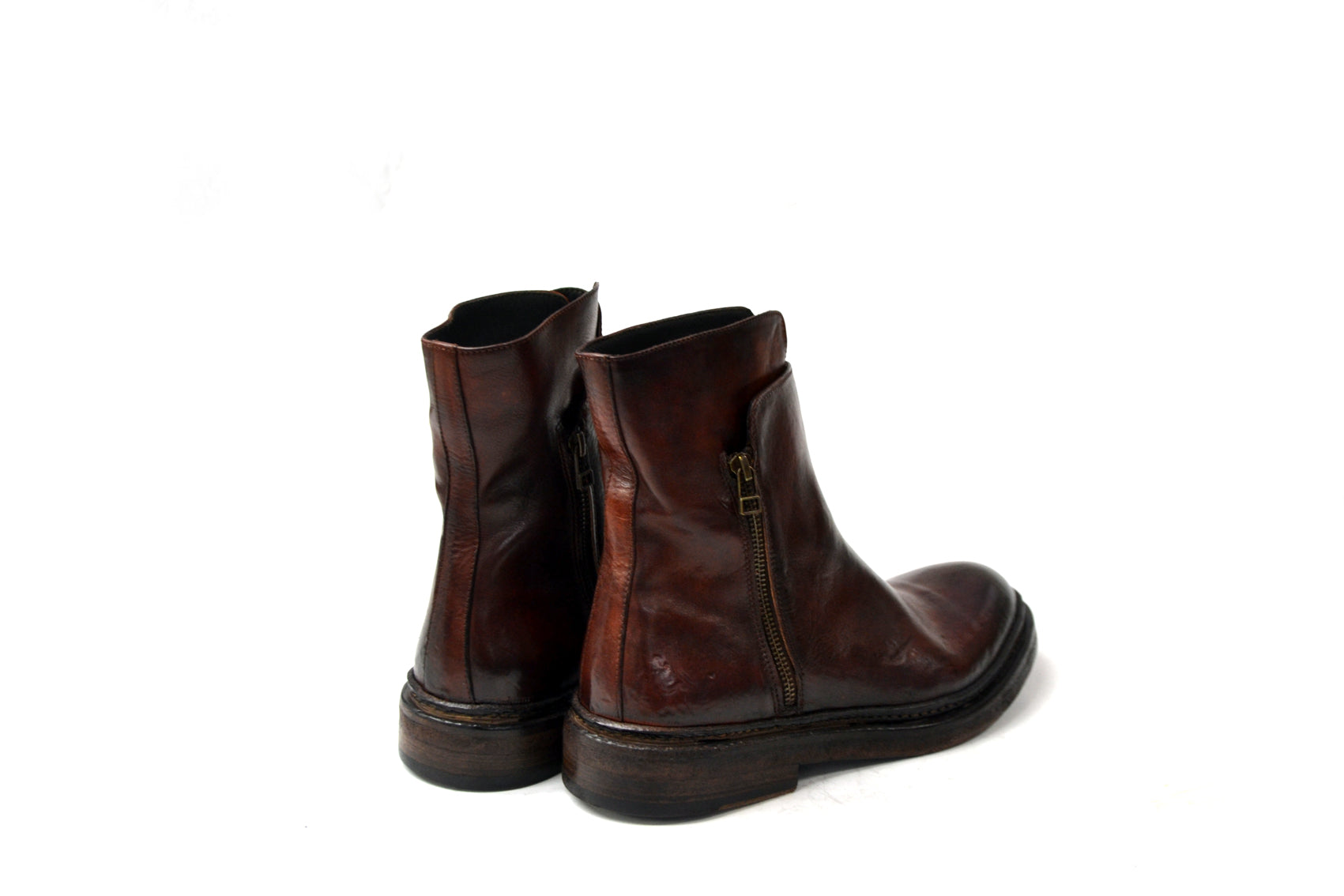 Bill Double-Zipped Mid Boots