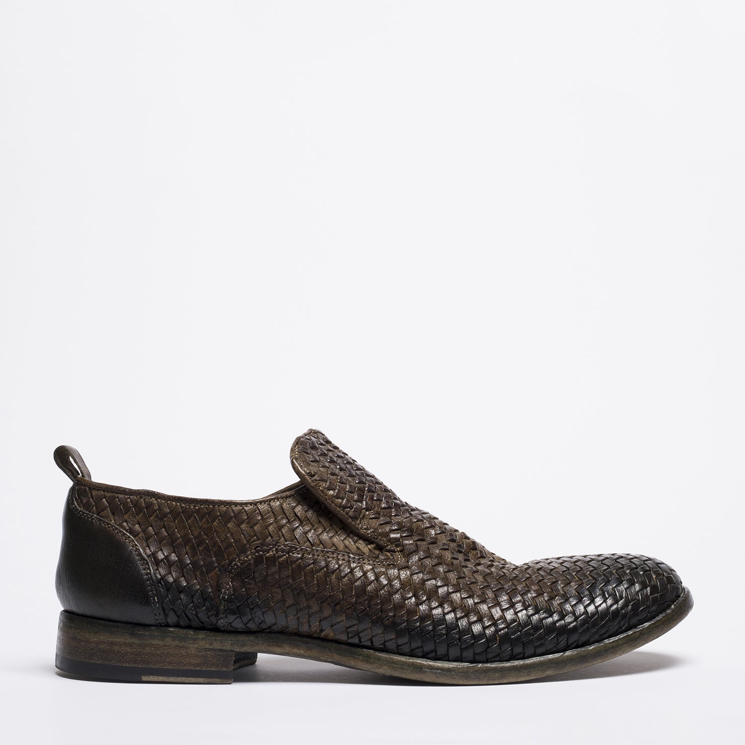 EddyLoo grün-brauner Loafer