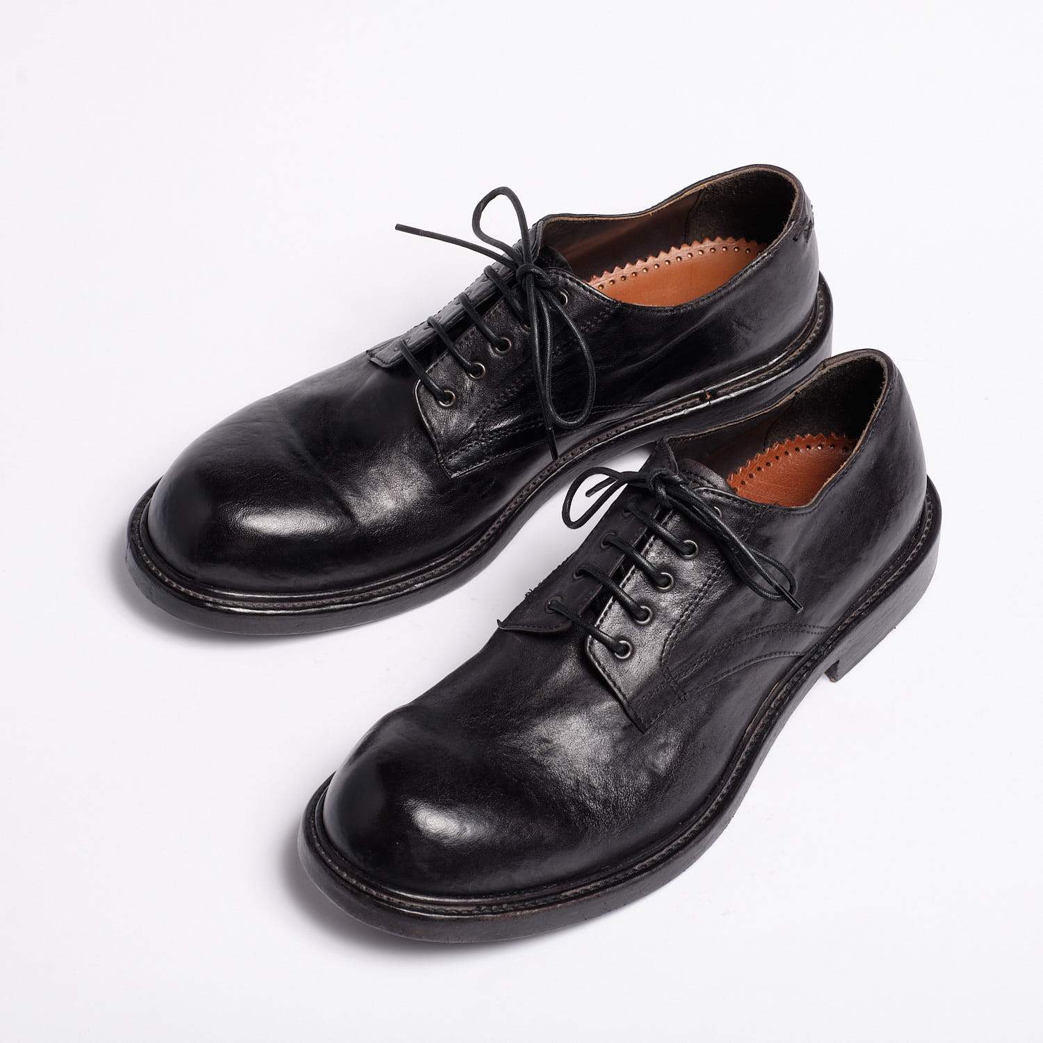 Colin Laced Shoes Natural Horse leather black