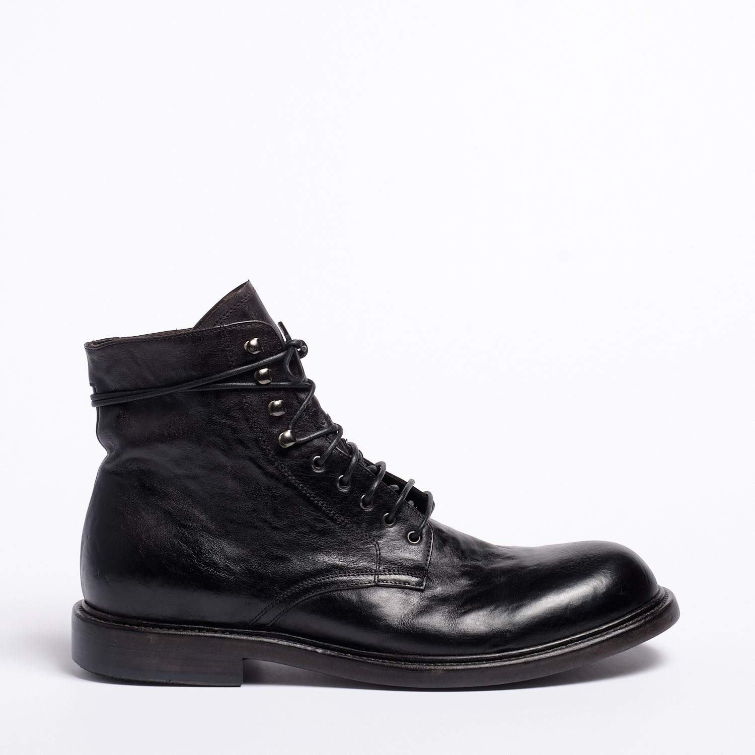 Vince Schnürhalbschuhe Naturpferdeleder schwarz