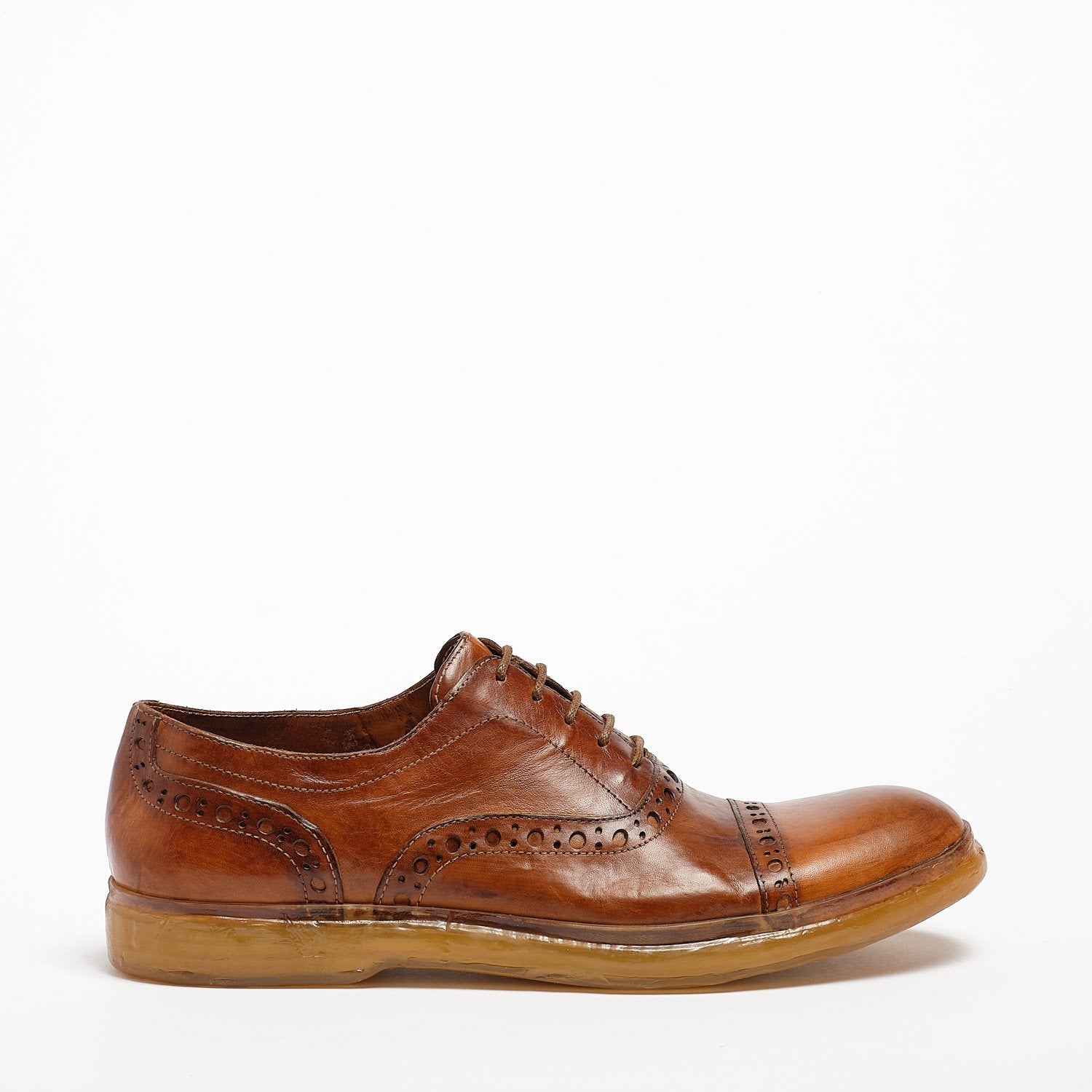 Sean Schnürschuhe aus natürlichem Vacchetta-Leder
