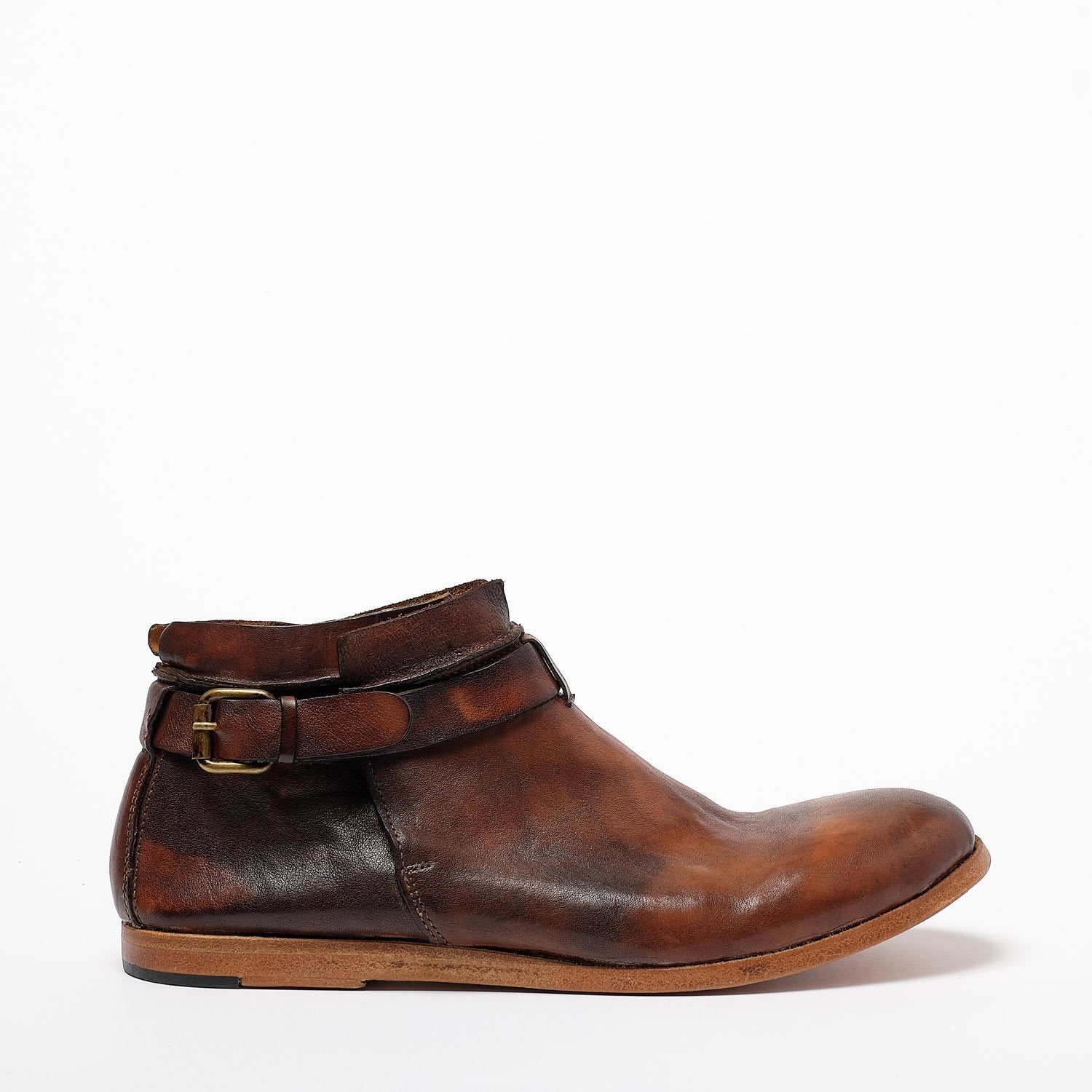 Kenny Zip Mid Schuhe natürliches Vacchetta-Leder Terra
