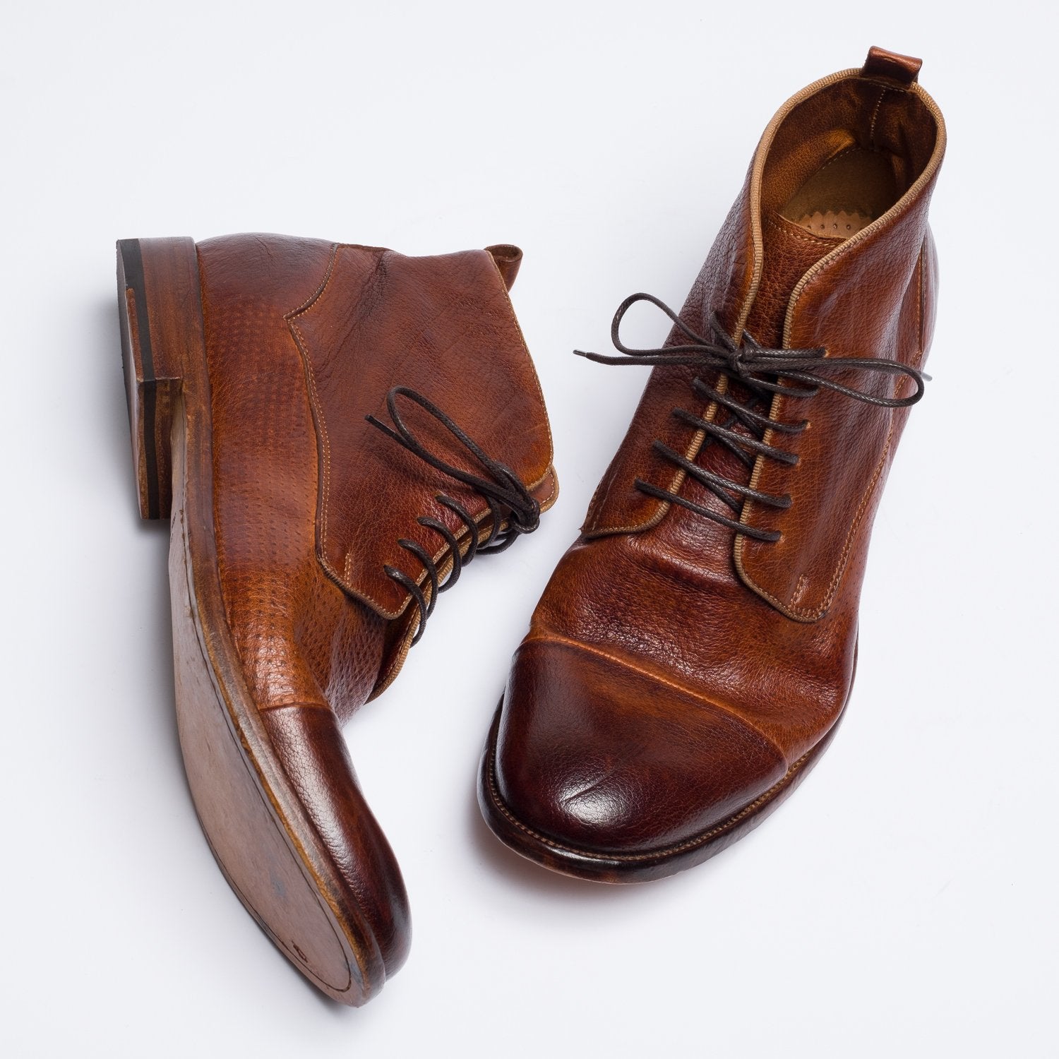 Harrison braune Schnürschuhe