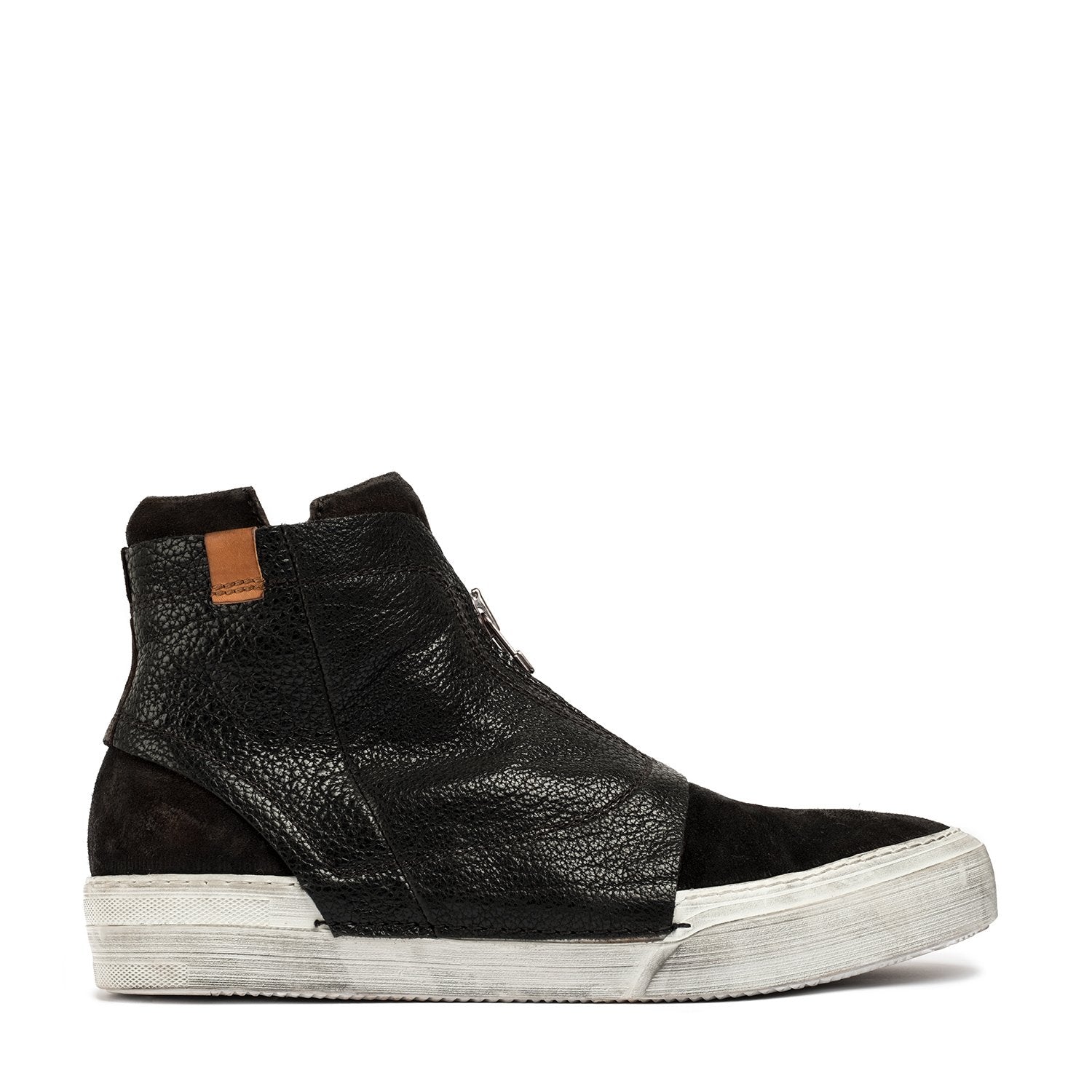 Rochelle – Schwarze, mittelhohe Sneaker